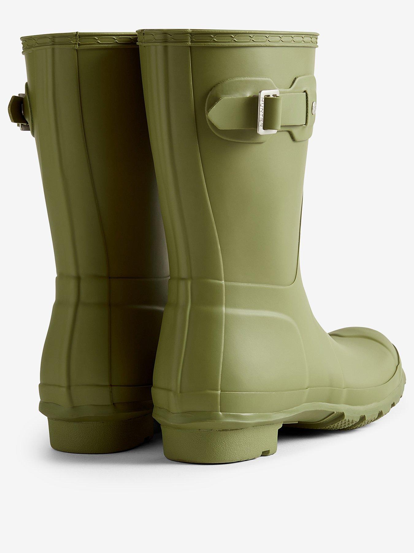 Image 3 of 4 of Hunter Original Short Wellington Boot - Green