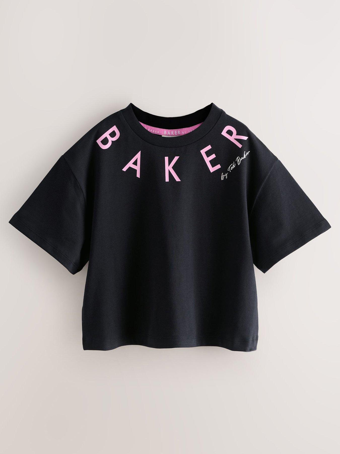  image of ted-baker-girls-3-pack-cropped-t-shirts-multi