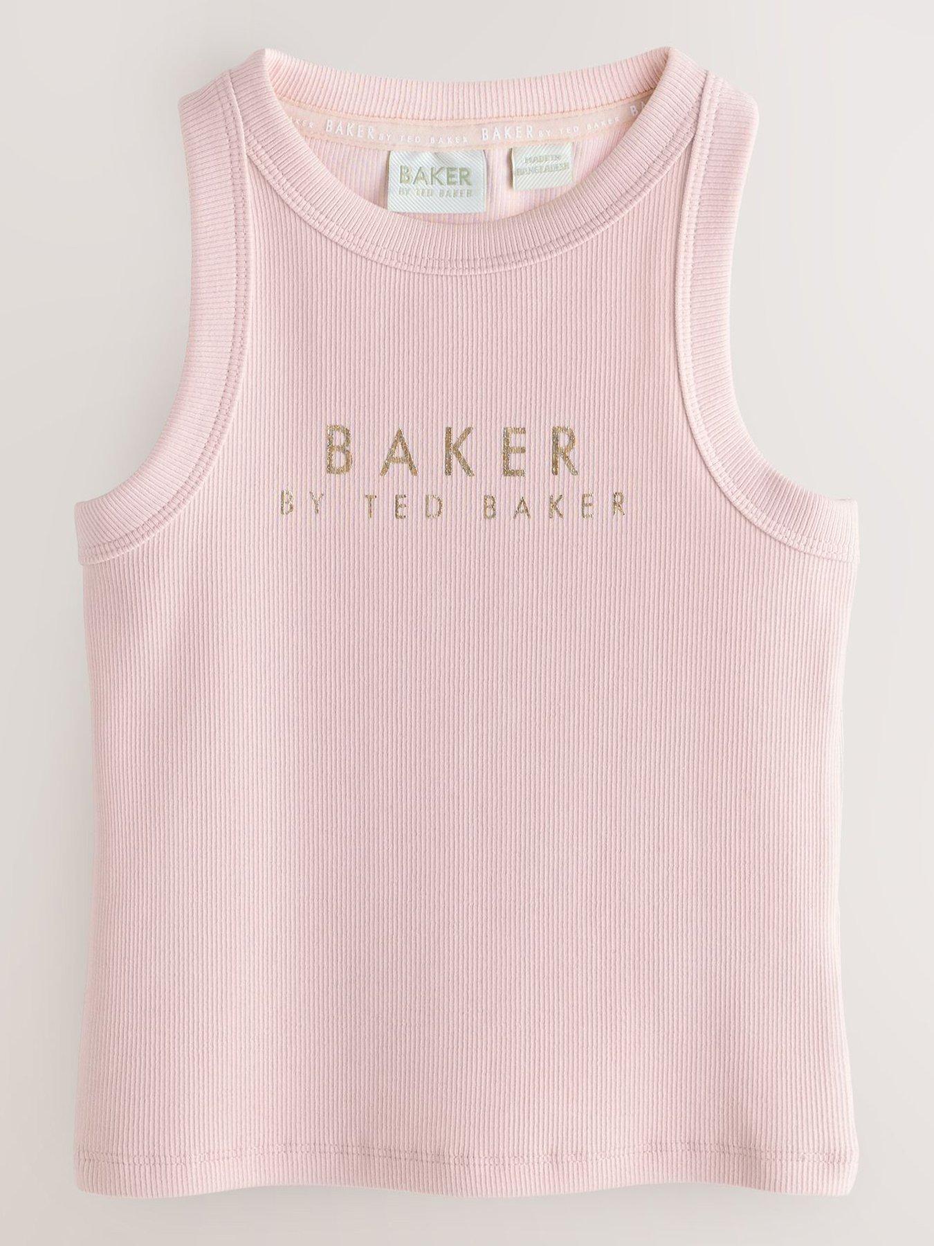  image of ted-baker-older-girls-3-pack-vests-pink-multi