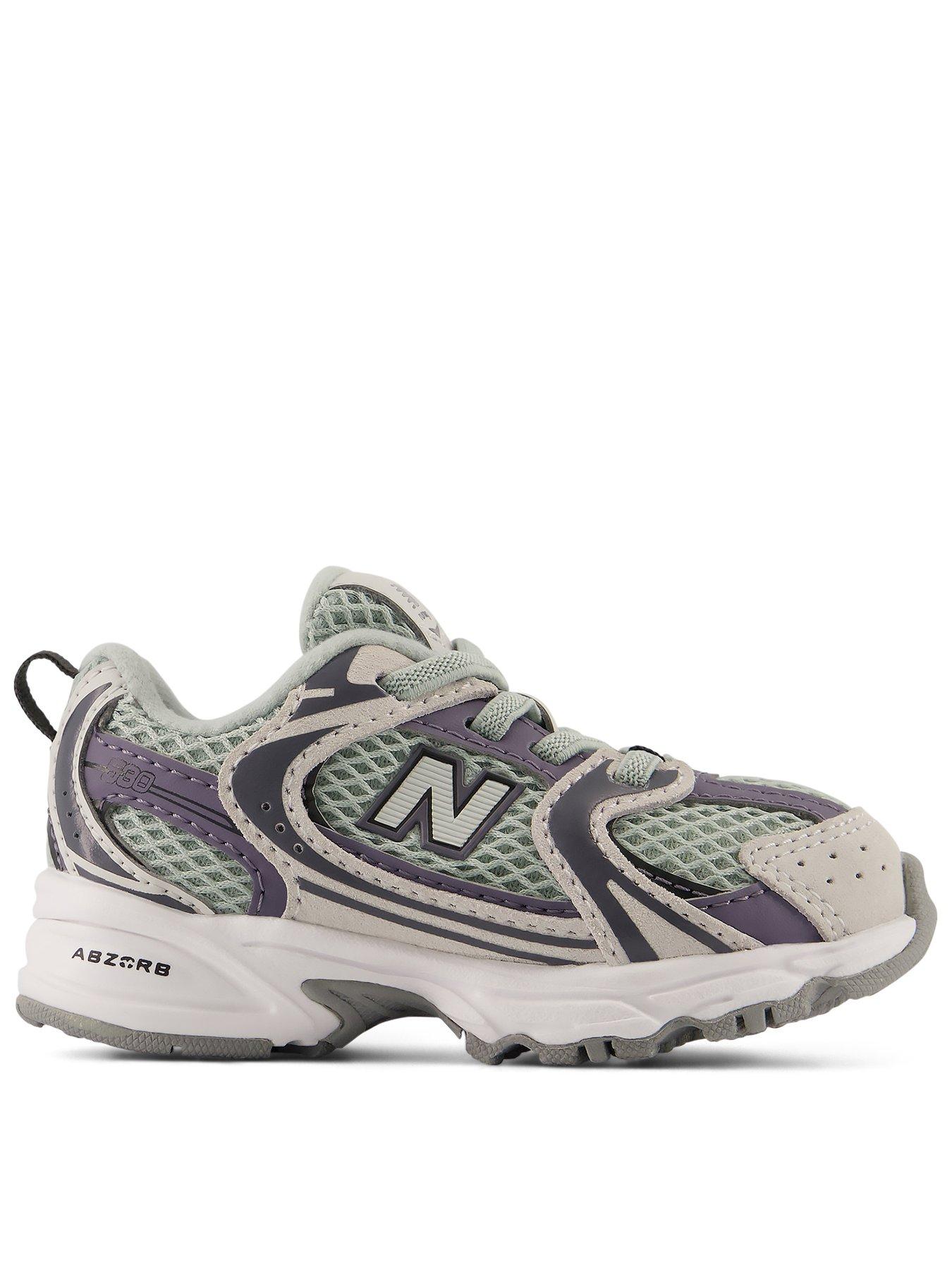 front image of new-balance-infant-530-trainer-grey