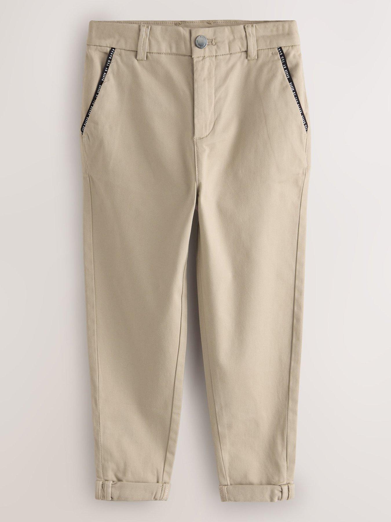 Ted Baker Younger Boys Chino Trousers - Beige