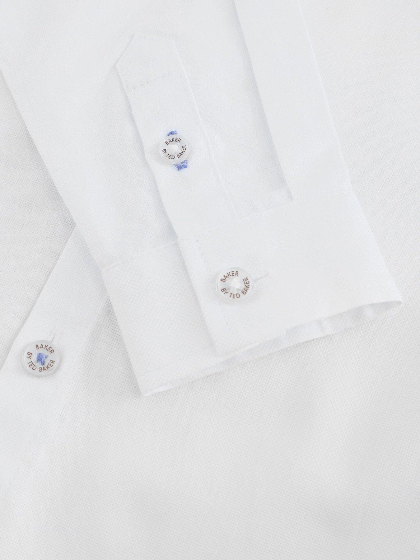  image of ted-baker-boys-bow-tie-shirt-white