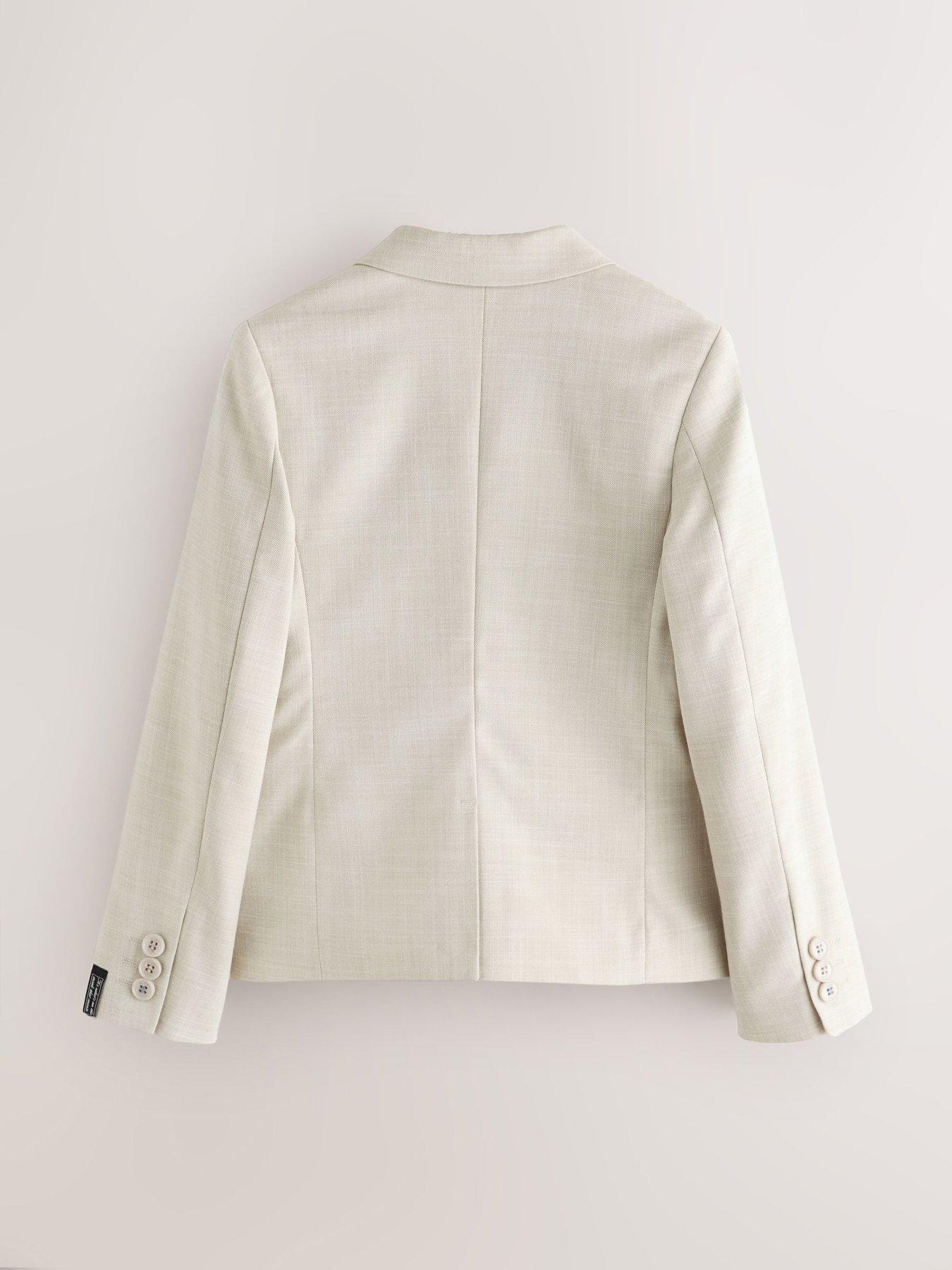 Image 7 of 7 of Ted Baker Boys Long Sleeved Suit Jacket - Beige