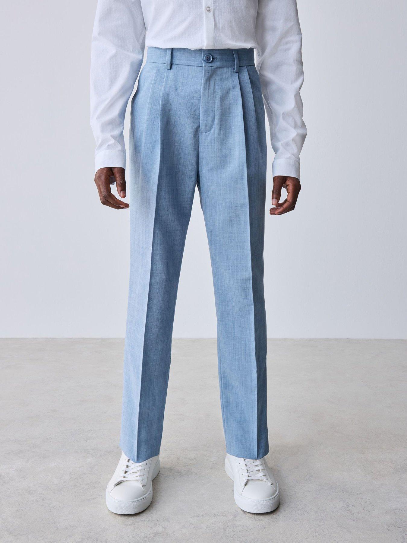 Ted Baker Older Boys Tailored Suit Trousers - Blue