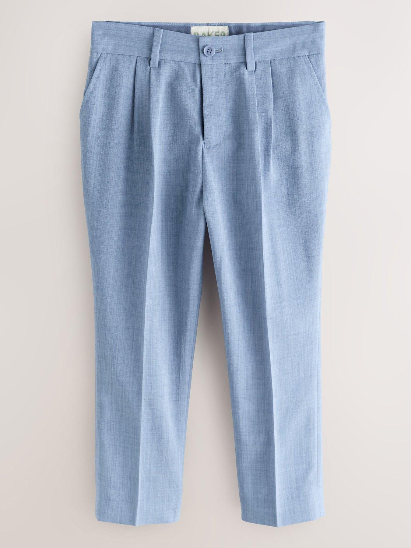 Image 2 of 7 of Ted Baker Older Boys Tailored Suit Trousers - Blue