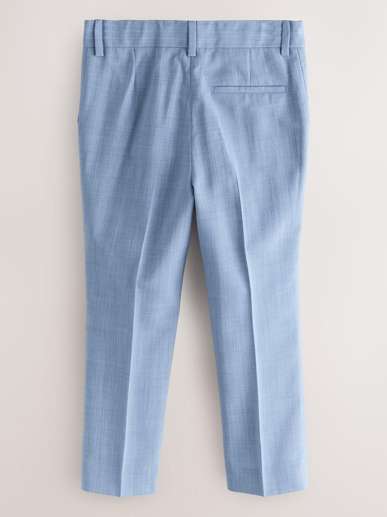 Image 3 of 7 of Ted Baker Older Boys Tailored Suit Trousers - Blue