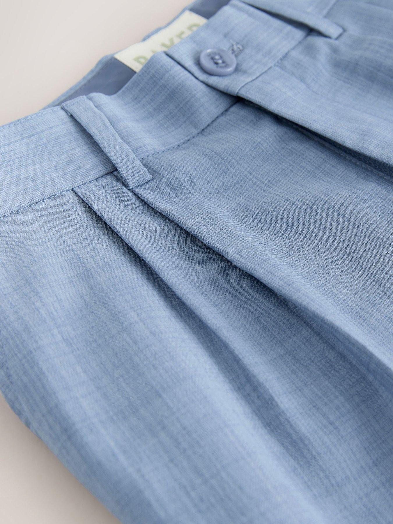 Image 4 of 7 of Ted Baker Older Boys Tailored Suit Trousers - Blue