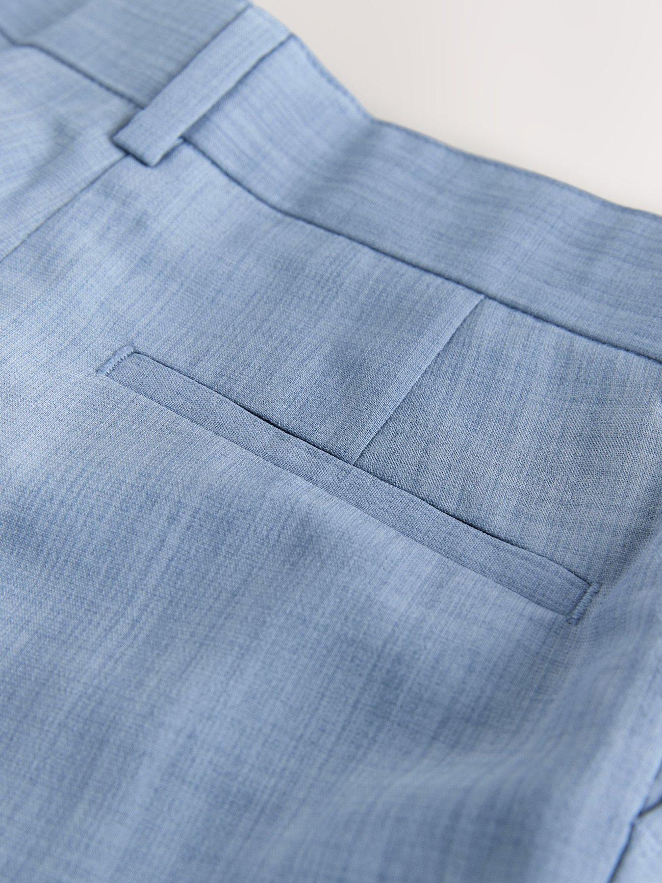 Image 5 of 7 of Ted Baker Older Boys Tailored Suit Trousers - Blue