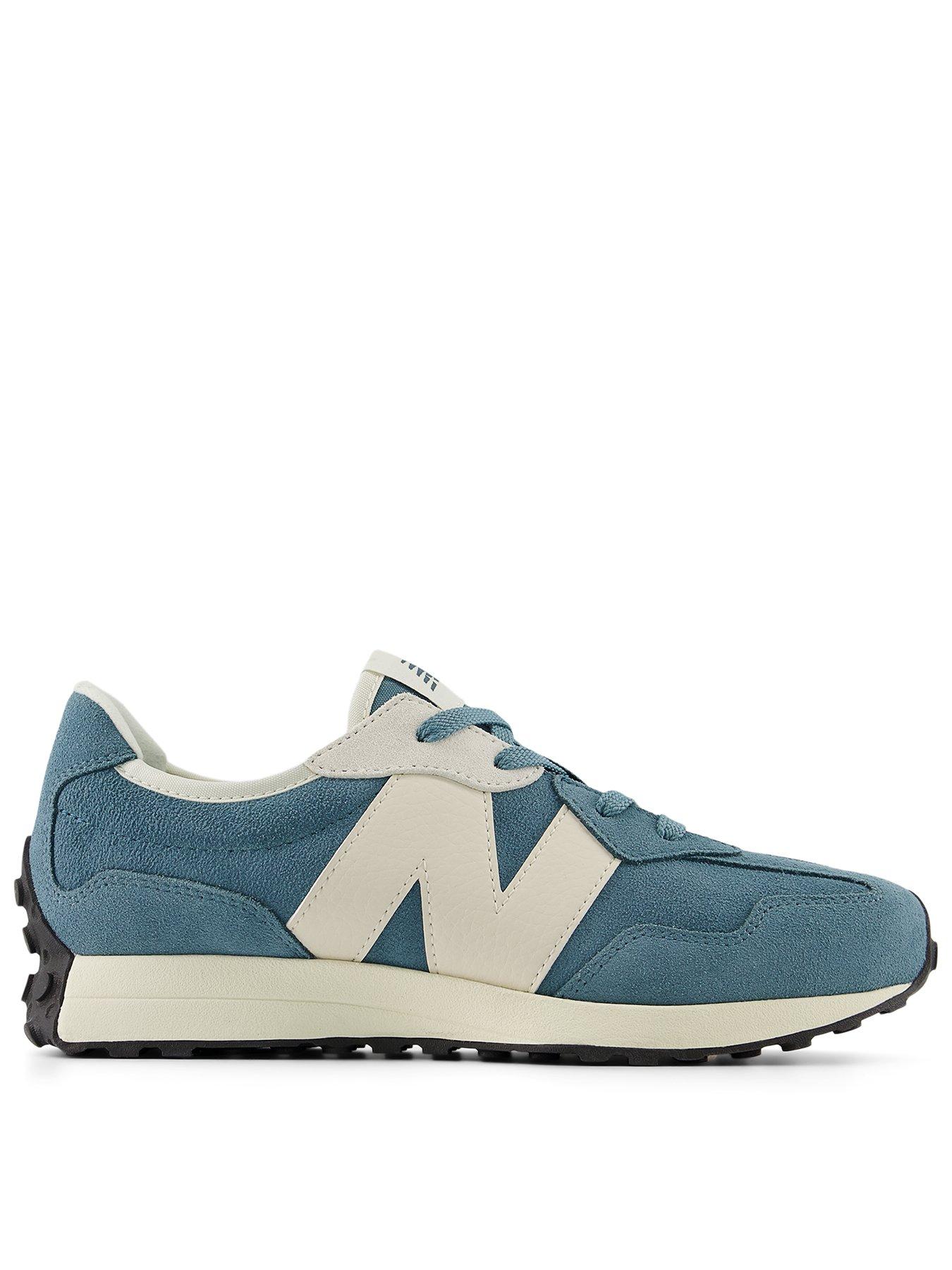 front image of new-balance-junior-327-trainer-green