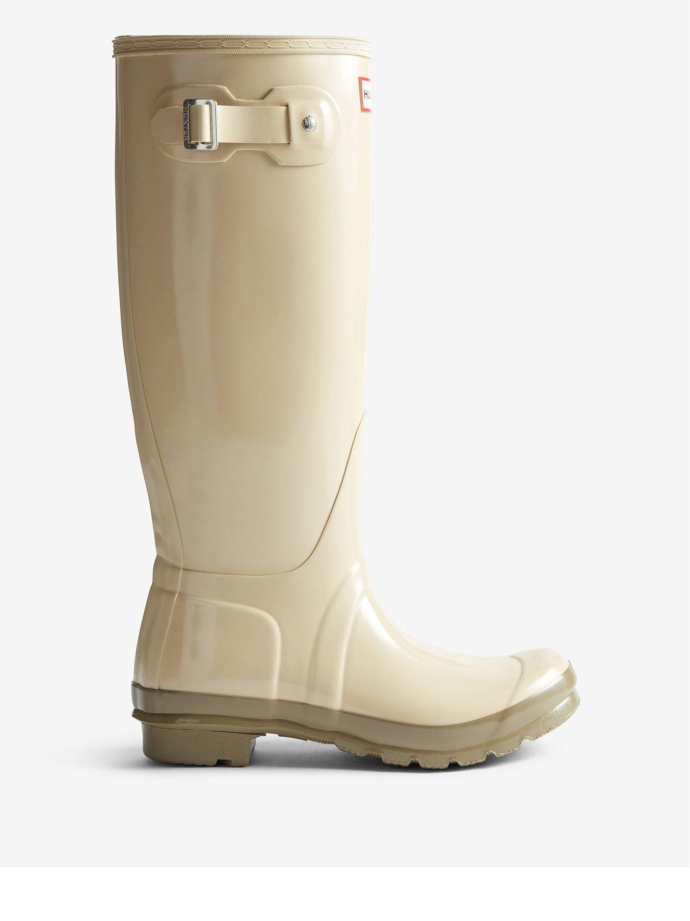 front image of hunter-womens-original-tall-gloss-boot