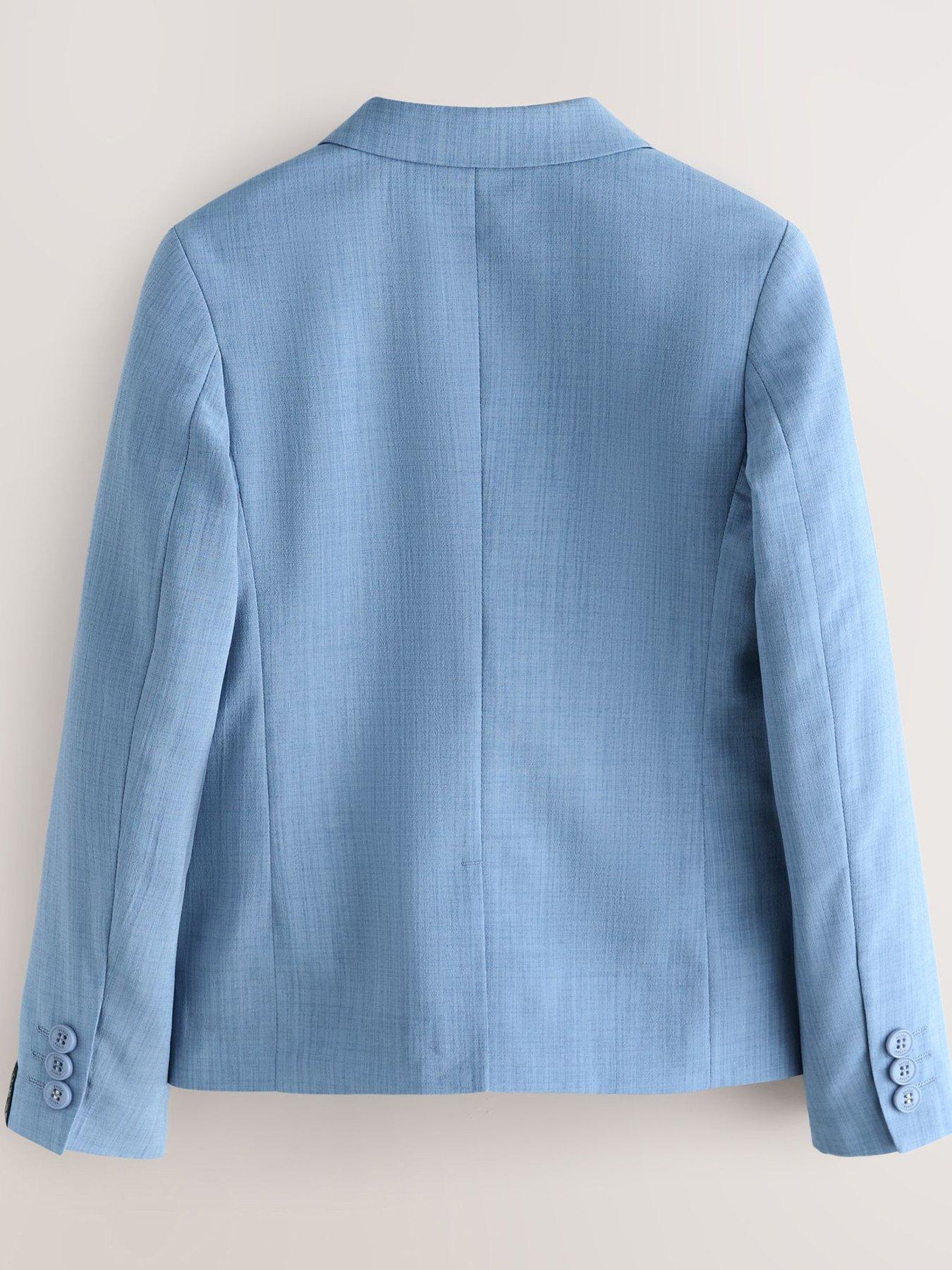 Image 3 of 7 of Ted Baker Older Boys Occasion Suit Jacket - Blue