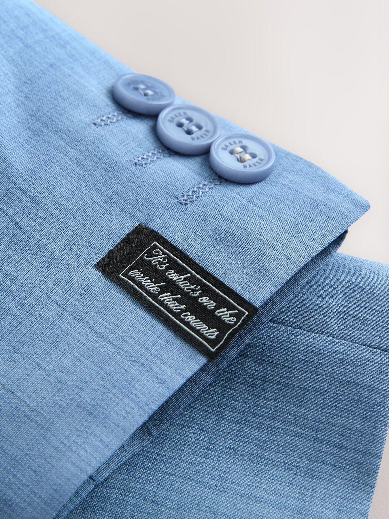 Image 6 of 7 of Ted Baker Older Boys Occasion Suit Jacket - Blue