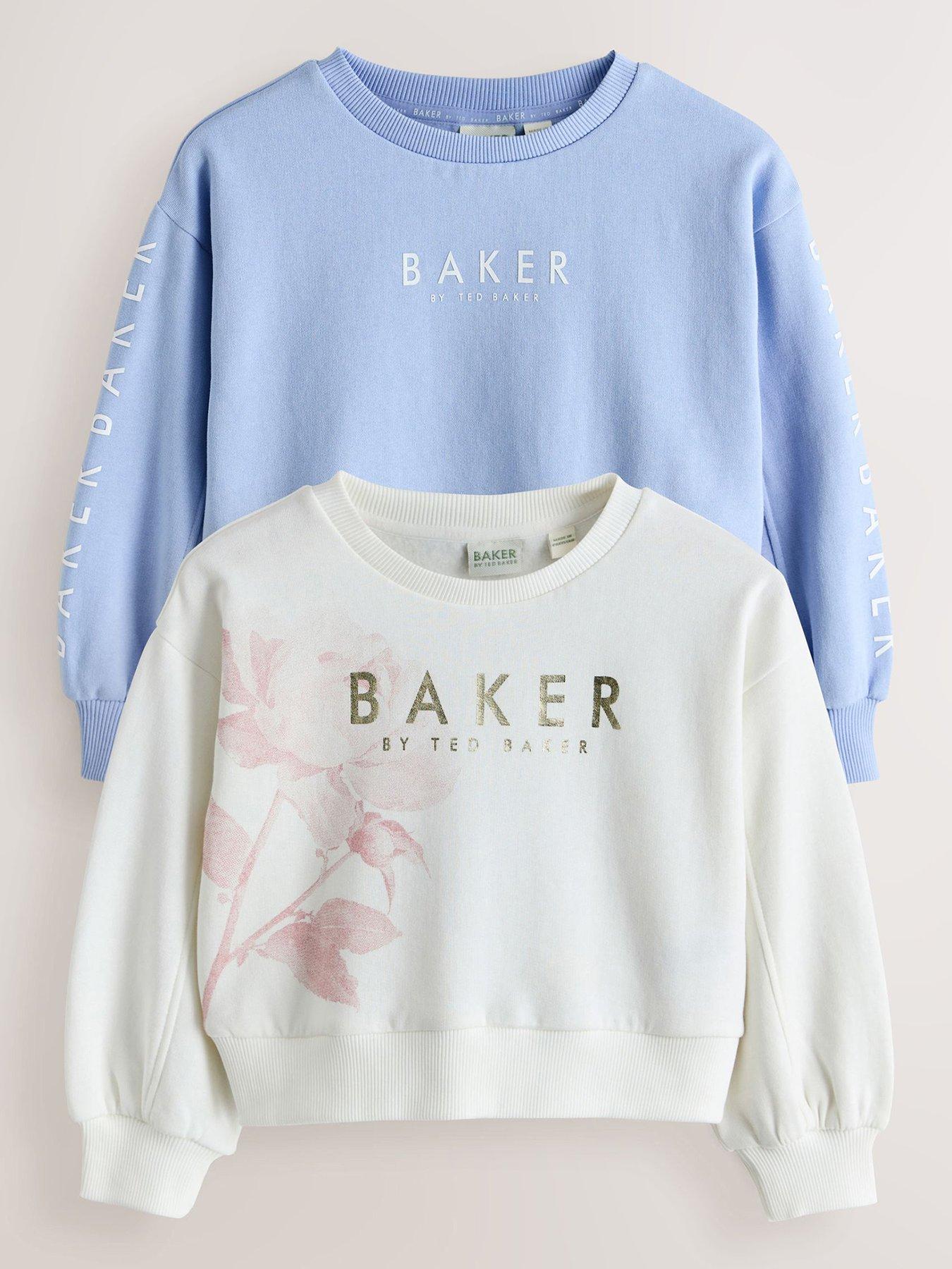 Ted Baker Older Girls 2 Pack Logo Sweatshirts - Multi