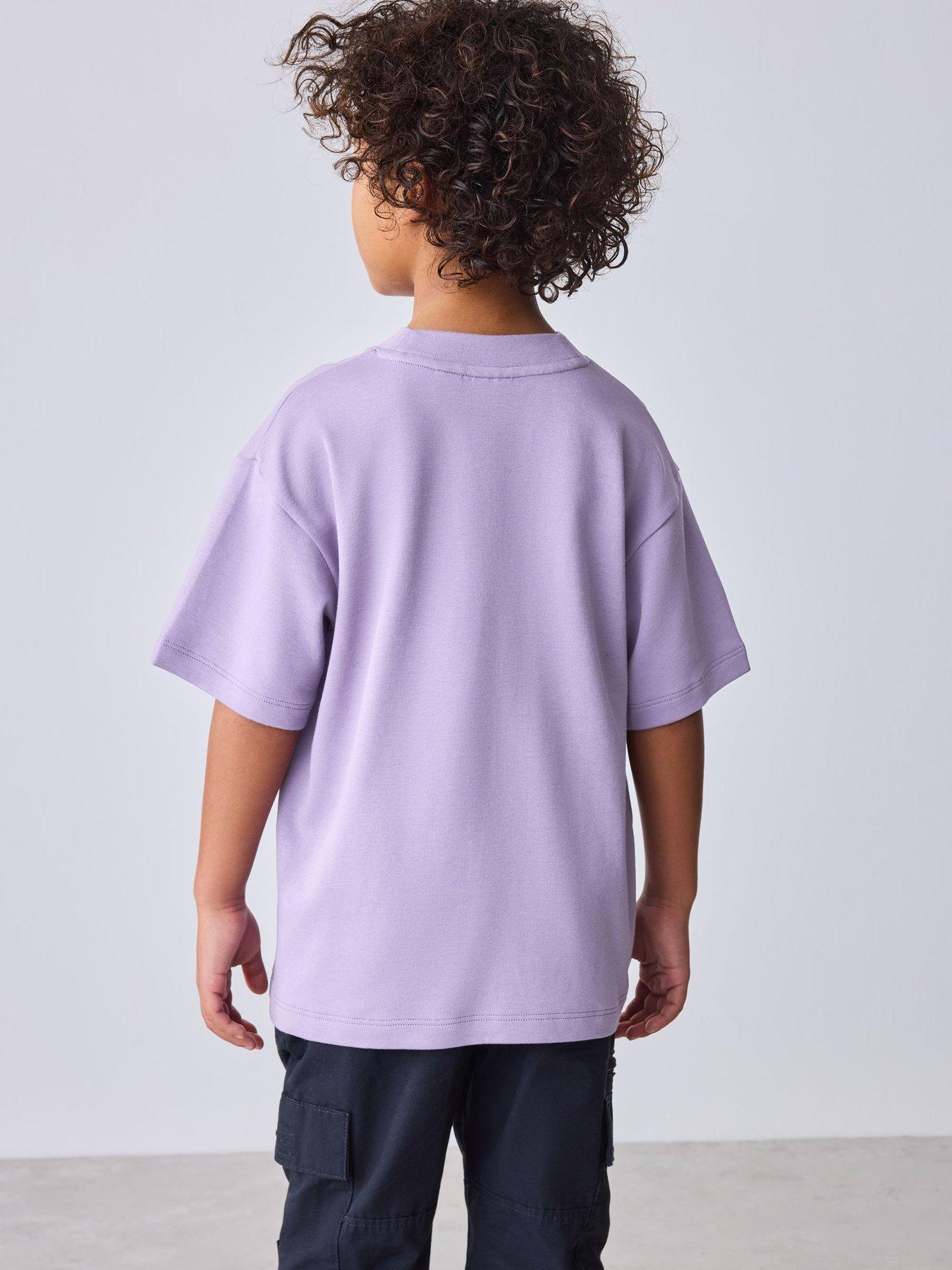 Image 2 of 7 of Ted Baker Boys Short Sleeved Pocket T-Shirt - Purple