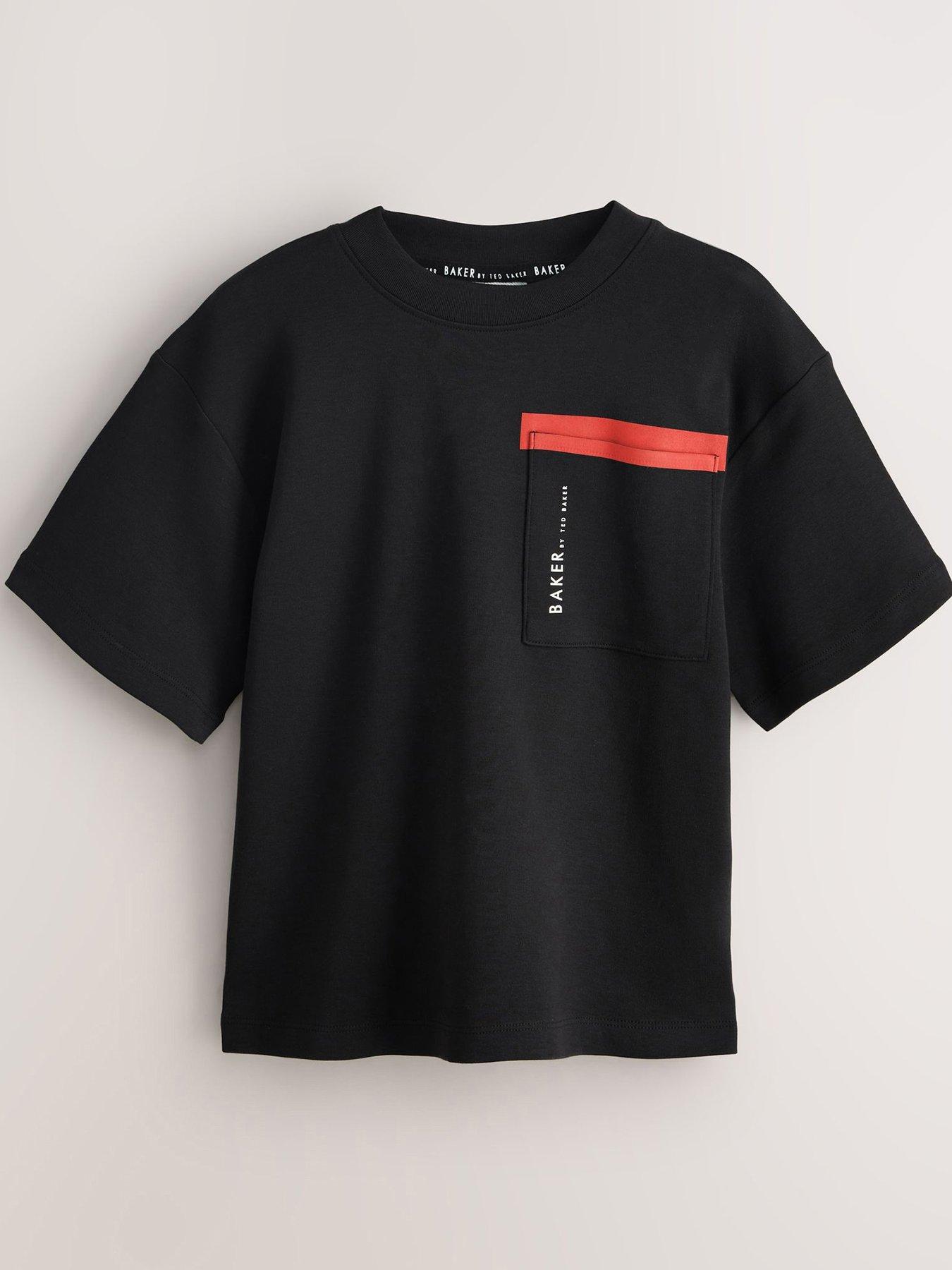 Ted Baker Older Boys Pocket Short Sleeved T-Shirt - Black