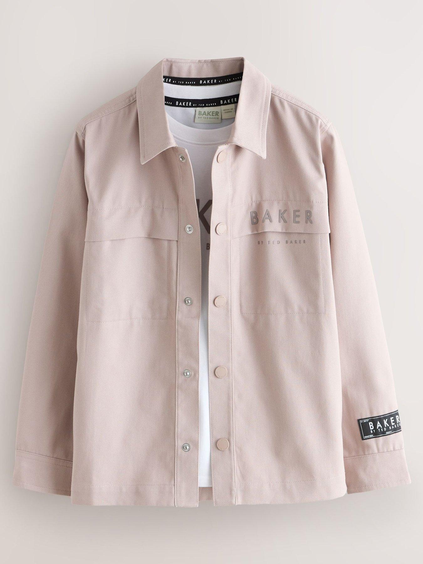 Image 1 of 5 of Ted Baker Boys T-Shirt And Jacket Set - Beige