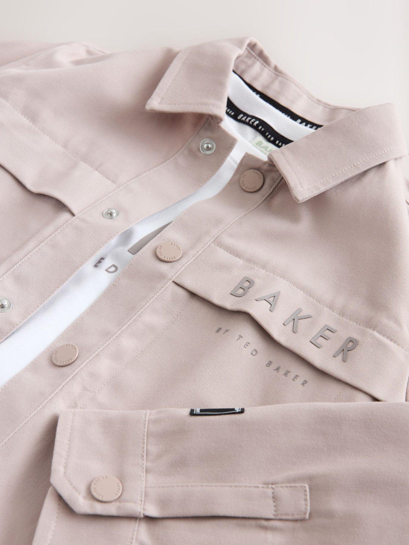 Image 3 of 5 of Ted Baker Boys T-Shirt And Jacket Set - Beige