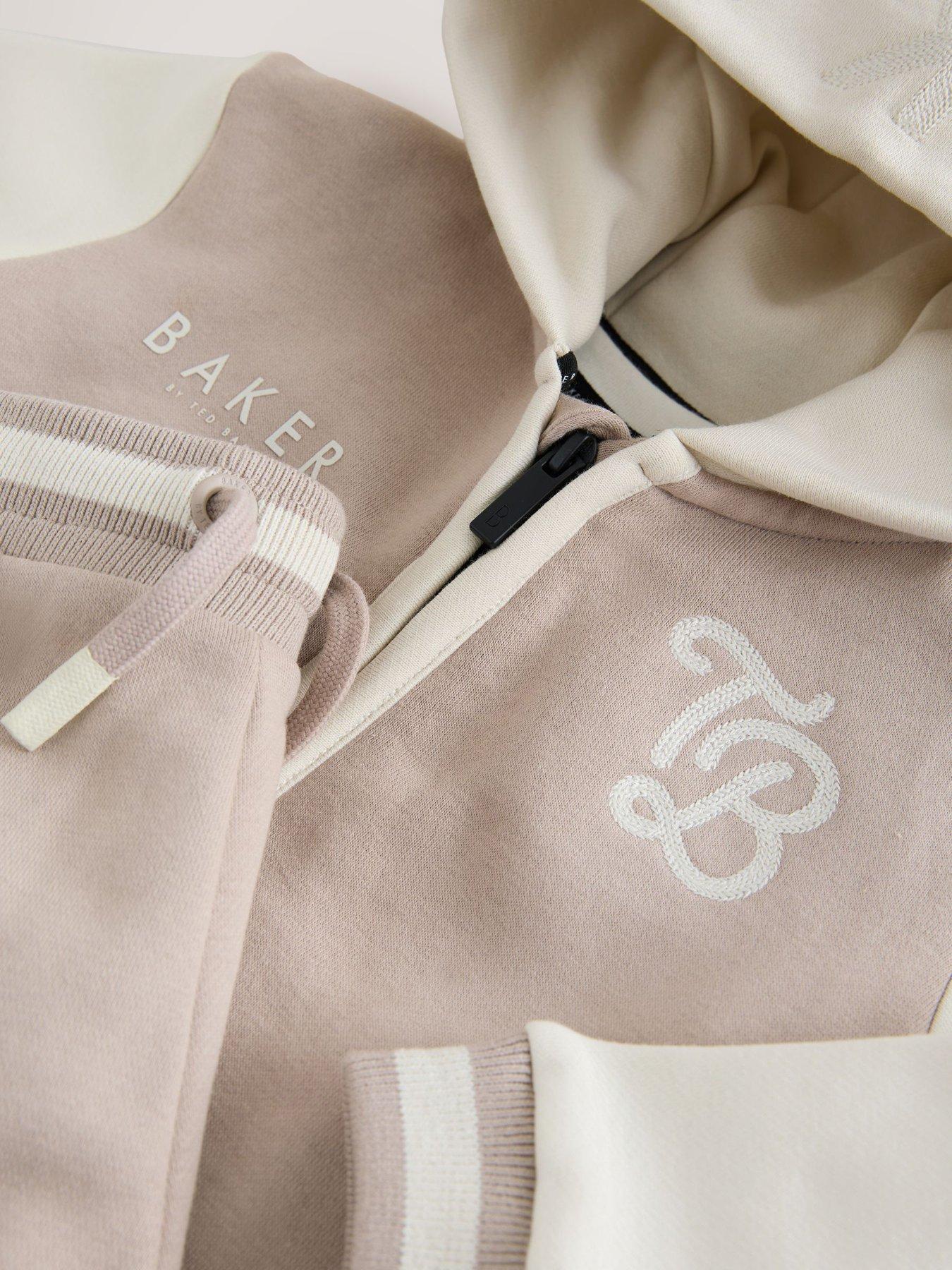  image of ted-baker-younger-boys-varsity-3-piece-set-beige