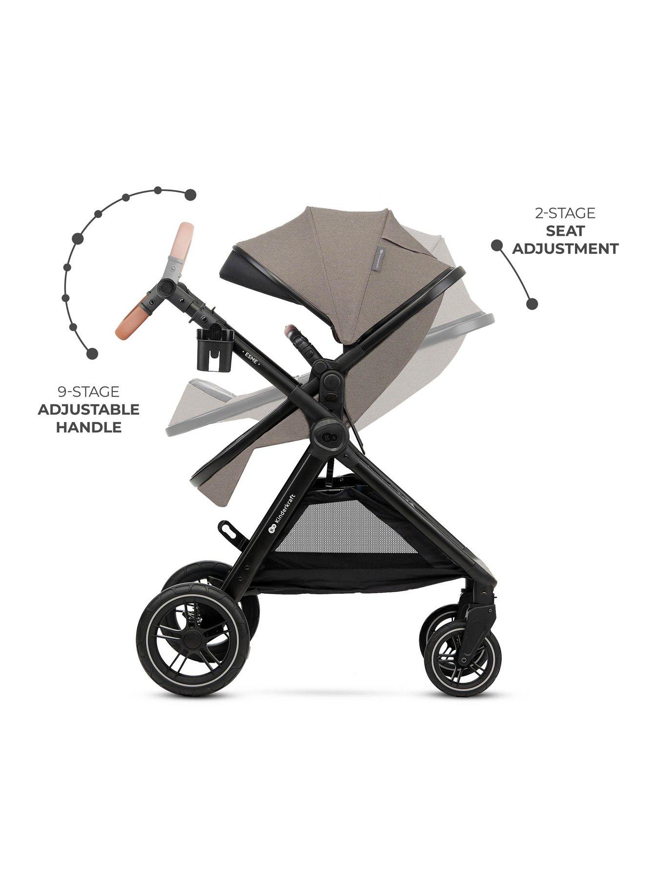 Image 3 of 8 of Kinderkraft ESME PRO 3-in-1 Travel System - Beige