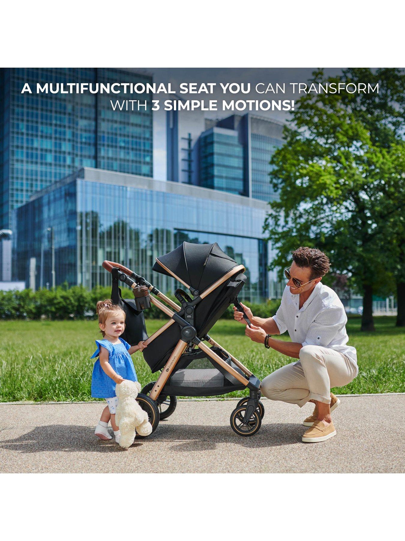 Image 6 of 8 of Kinderkraft ESME PRO 3-in-1 Travel System - Beige