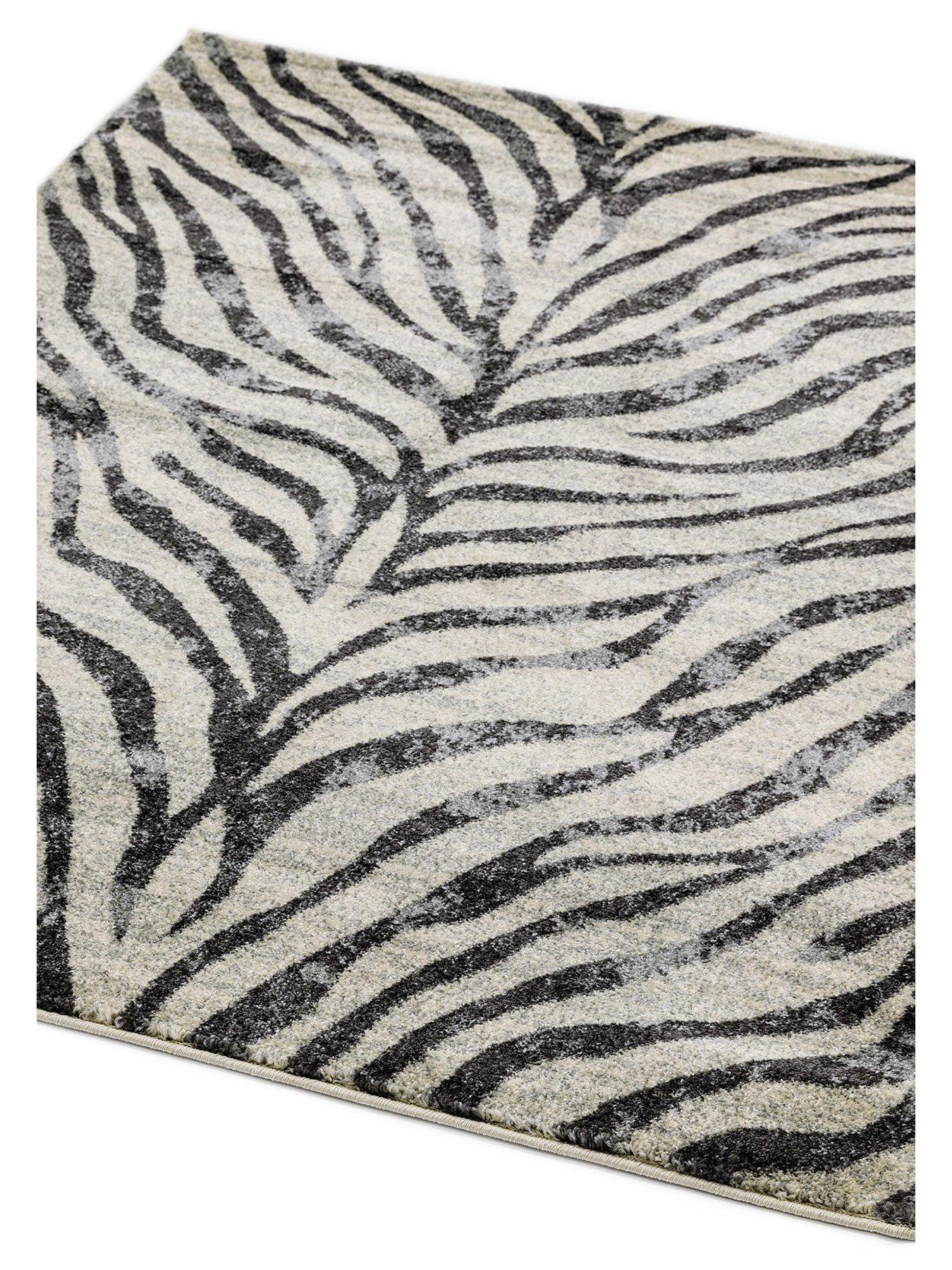  image of asiatic-nova-zebra-rug-grey