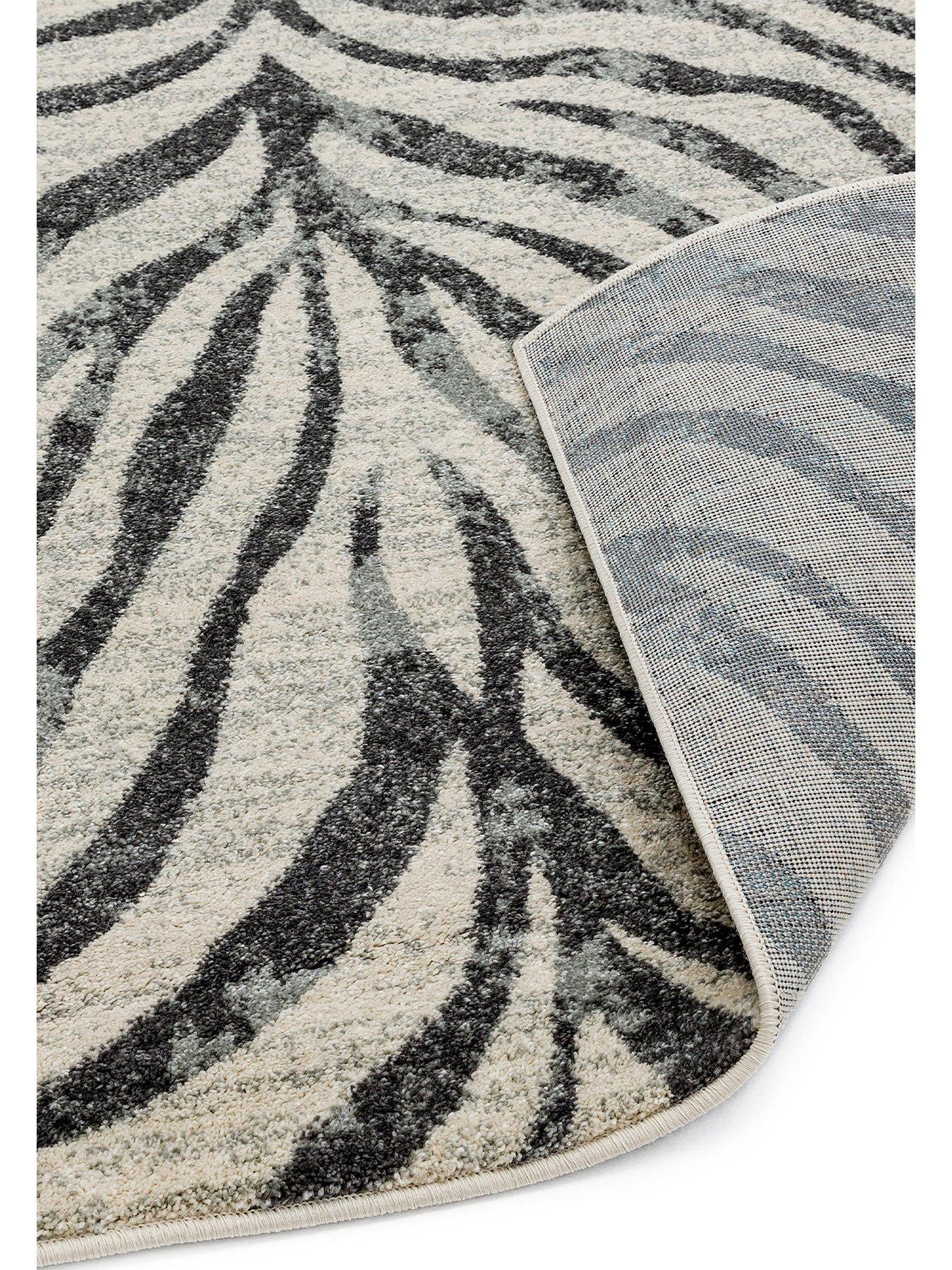  image of asiatic-nova-zebra-rug-grey