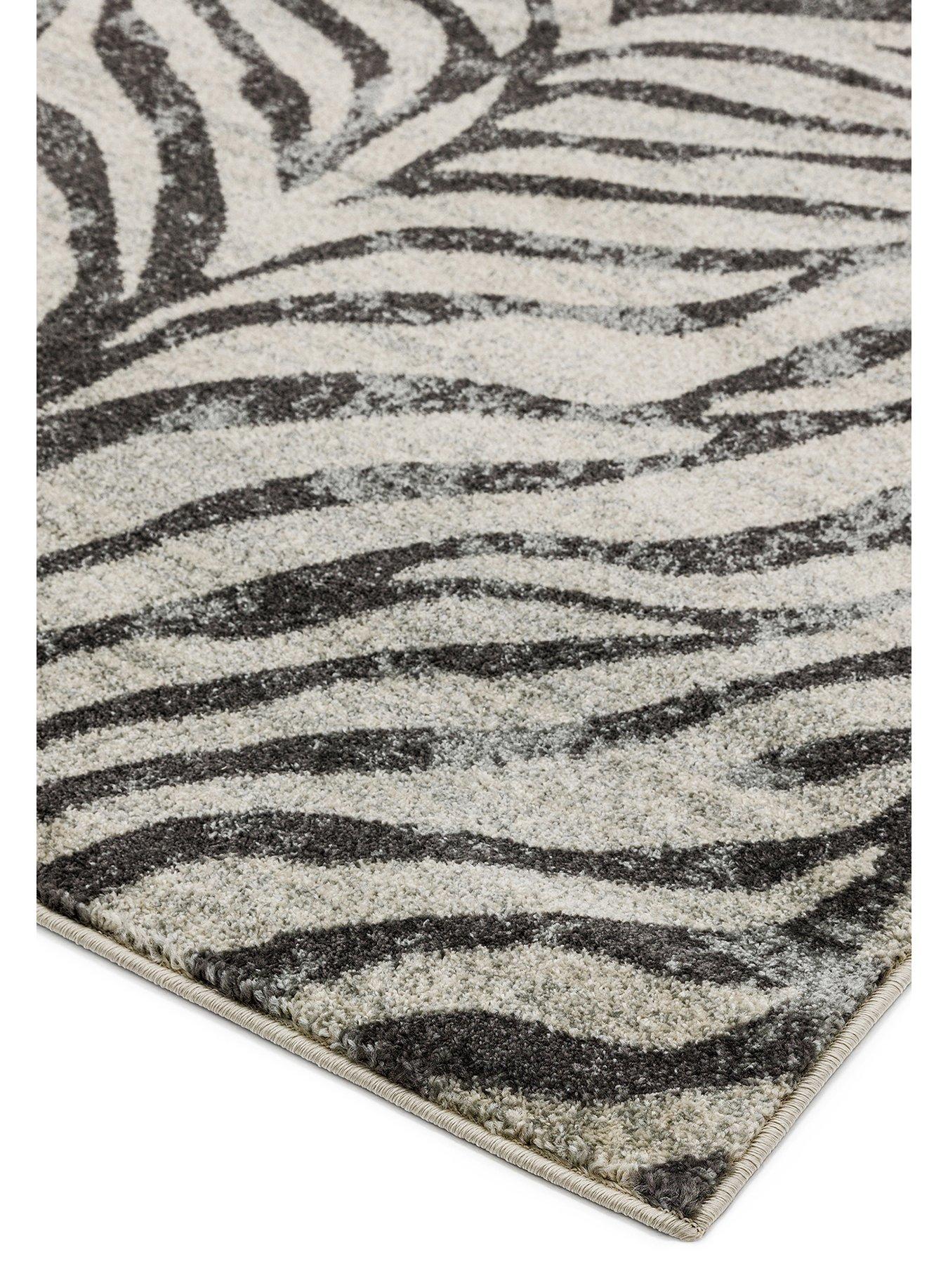  image of asiatic-nova-zebra-rug-grey