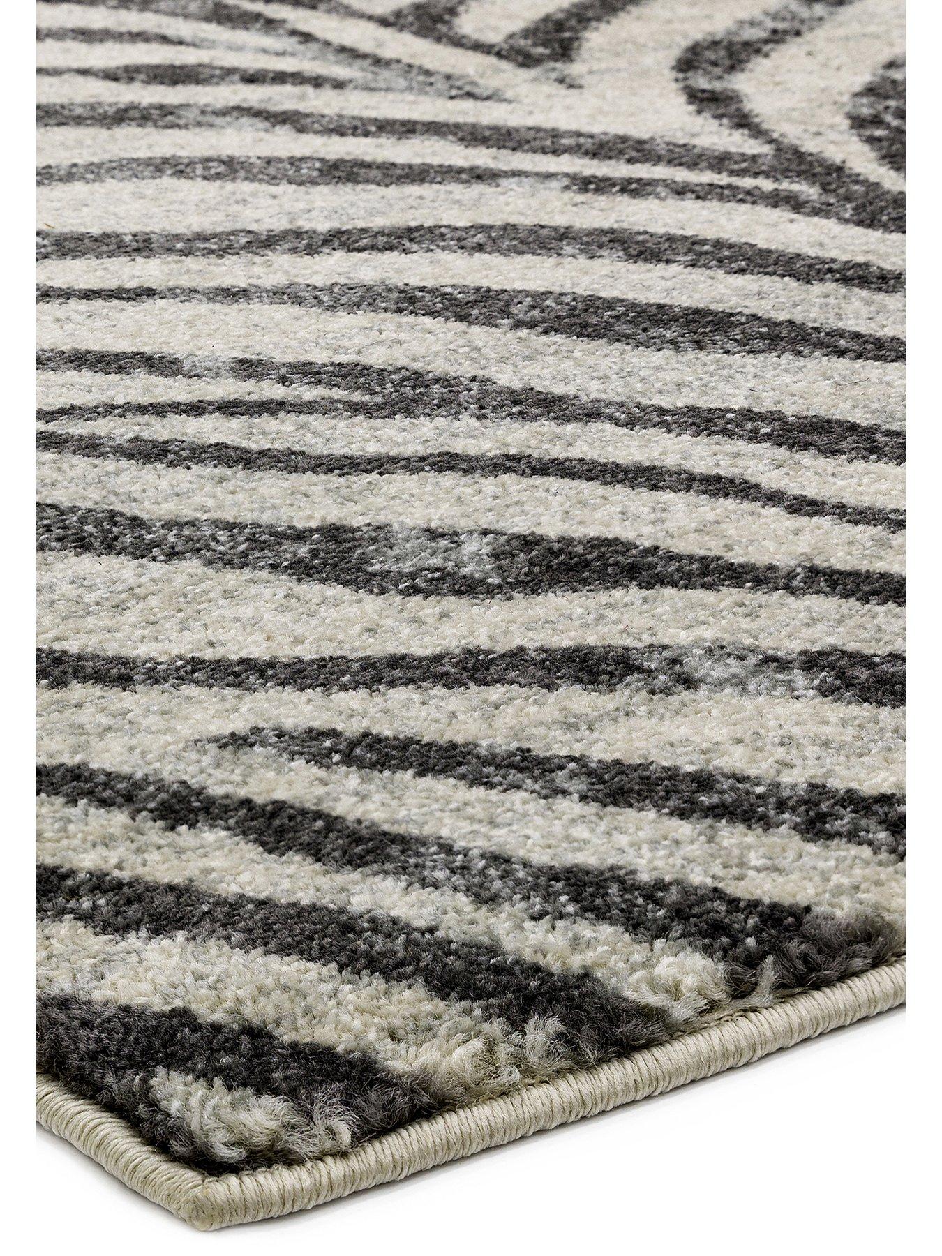  image of asiatic-nova-zebra-rug-grey