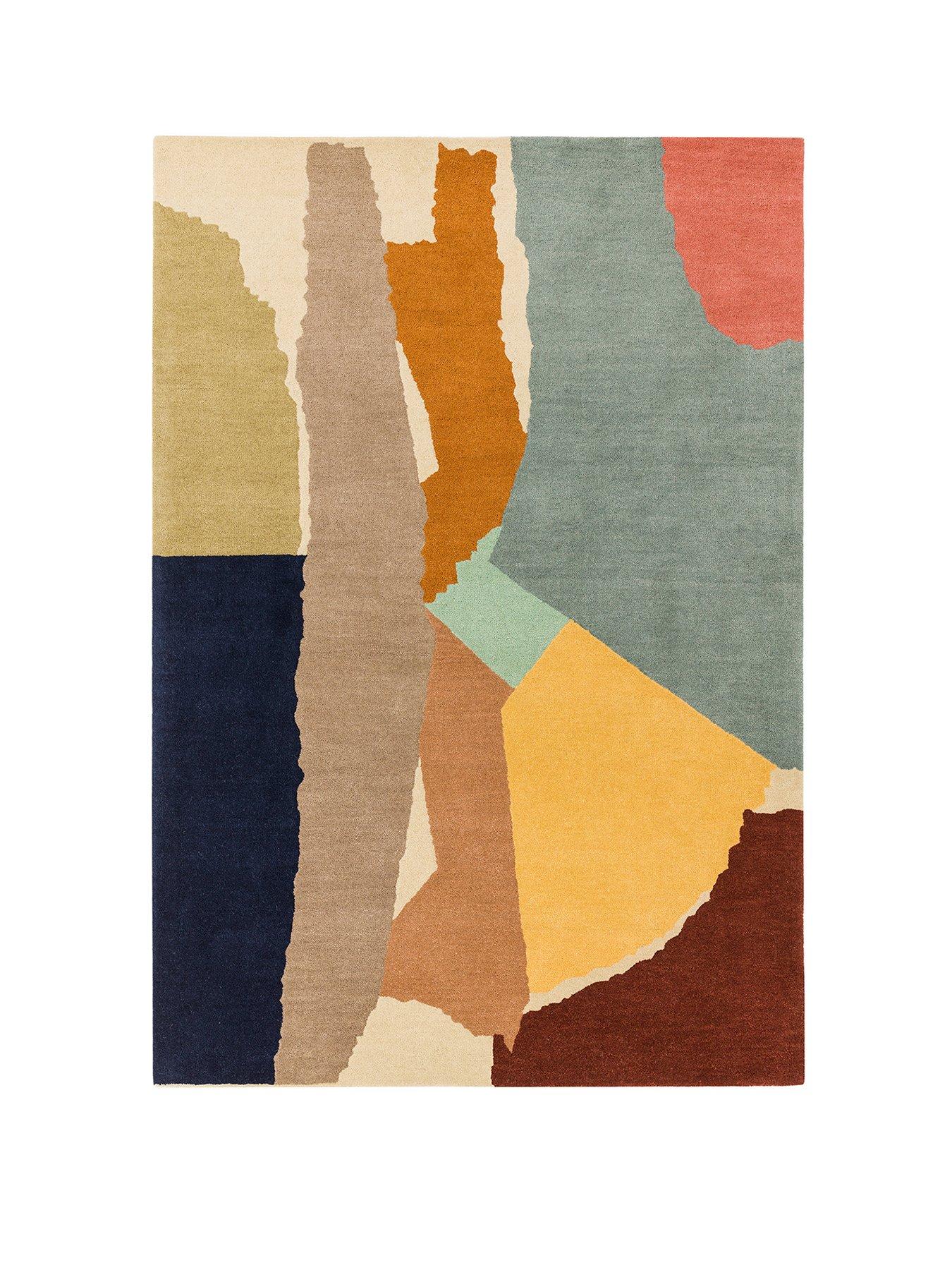 Image 2 of 6 of Asiatic Reef Abstract Rug - Multi