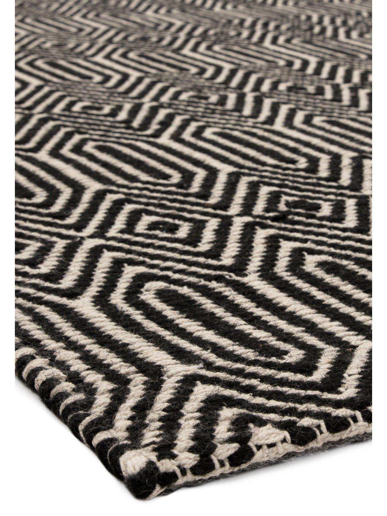 Image 6 of 6 of Asiatic Sloan Rug - Black