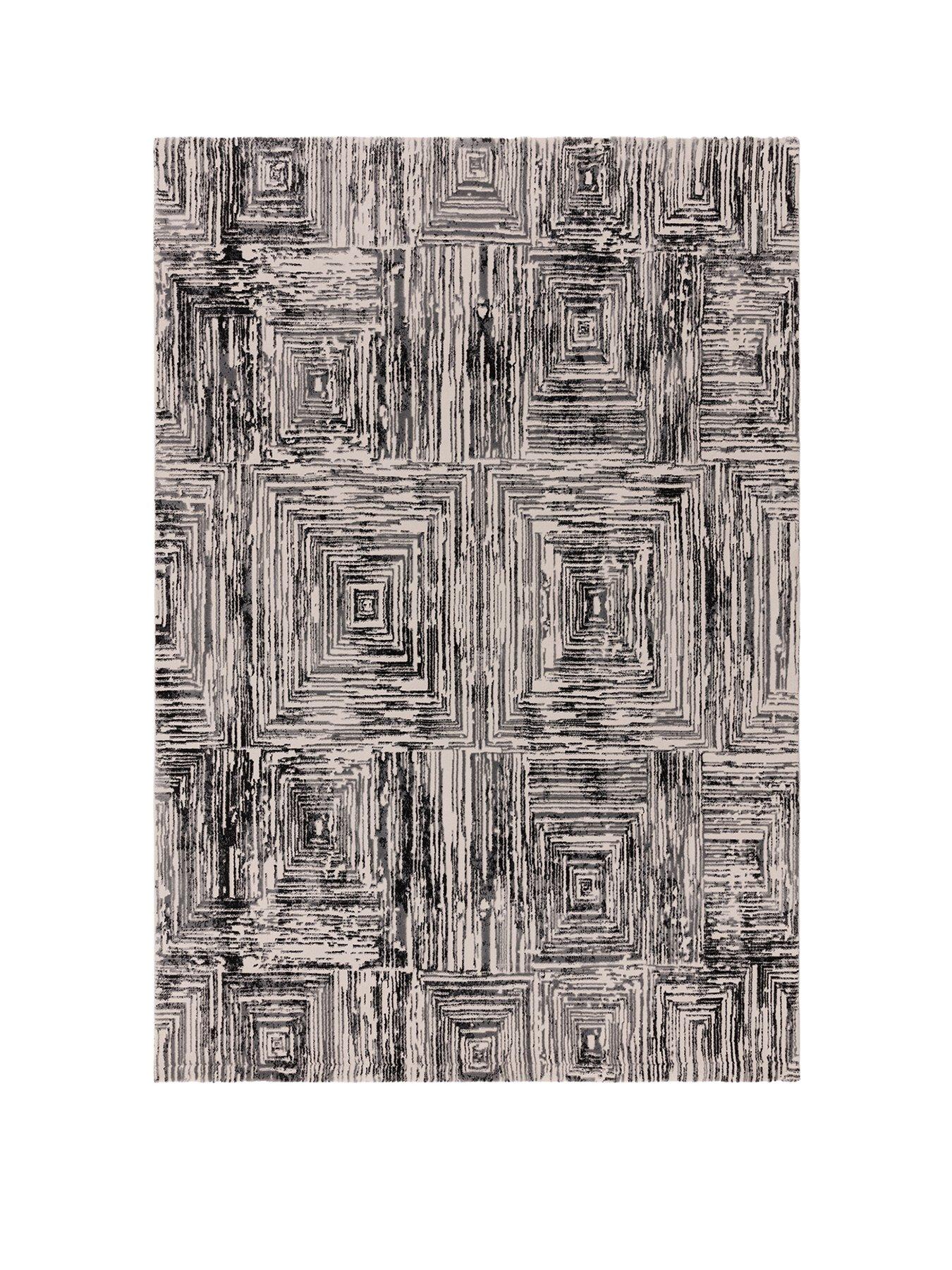 Image 2 of 7 of Asiatic Kuza Portrait Rug - Grey
