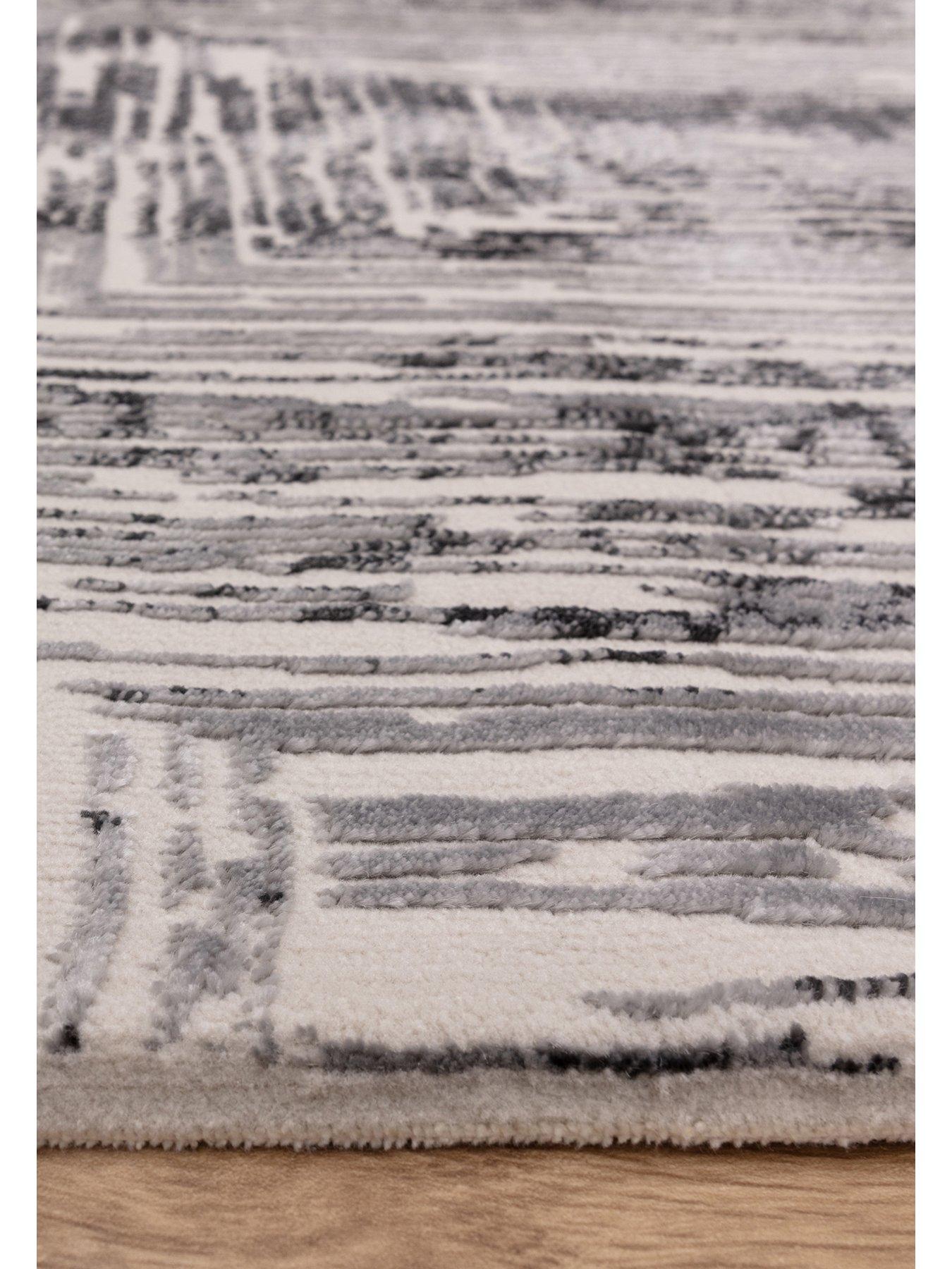 Image 7 of 7 of Asiatic Kuza Portrait Rug - Grey