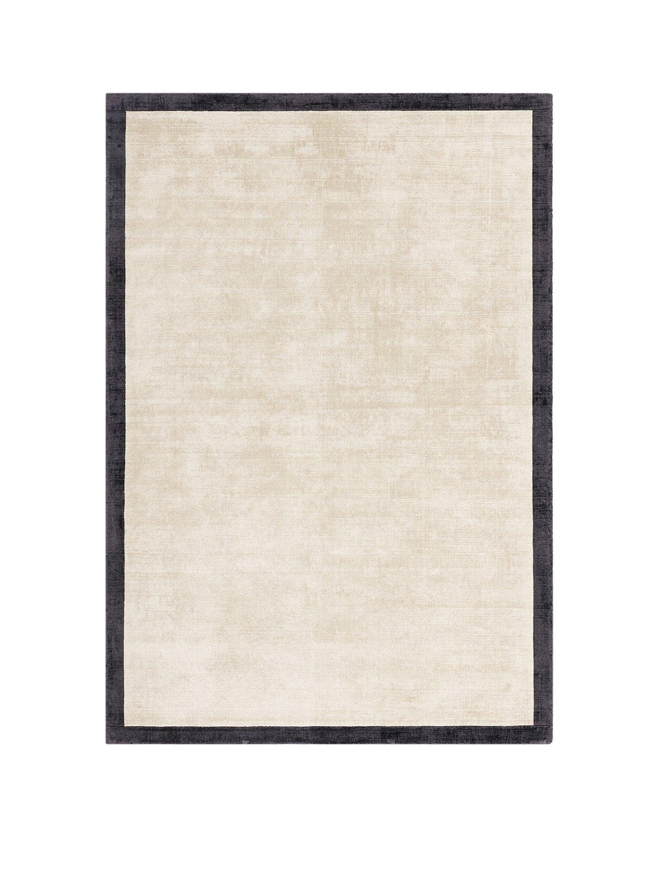  image of asiatic-blade-border-rug-putty