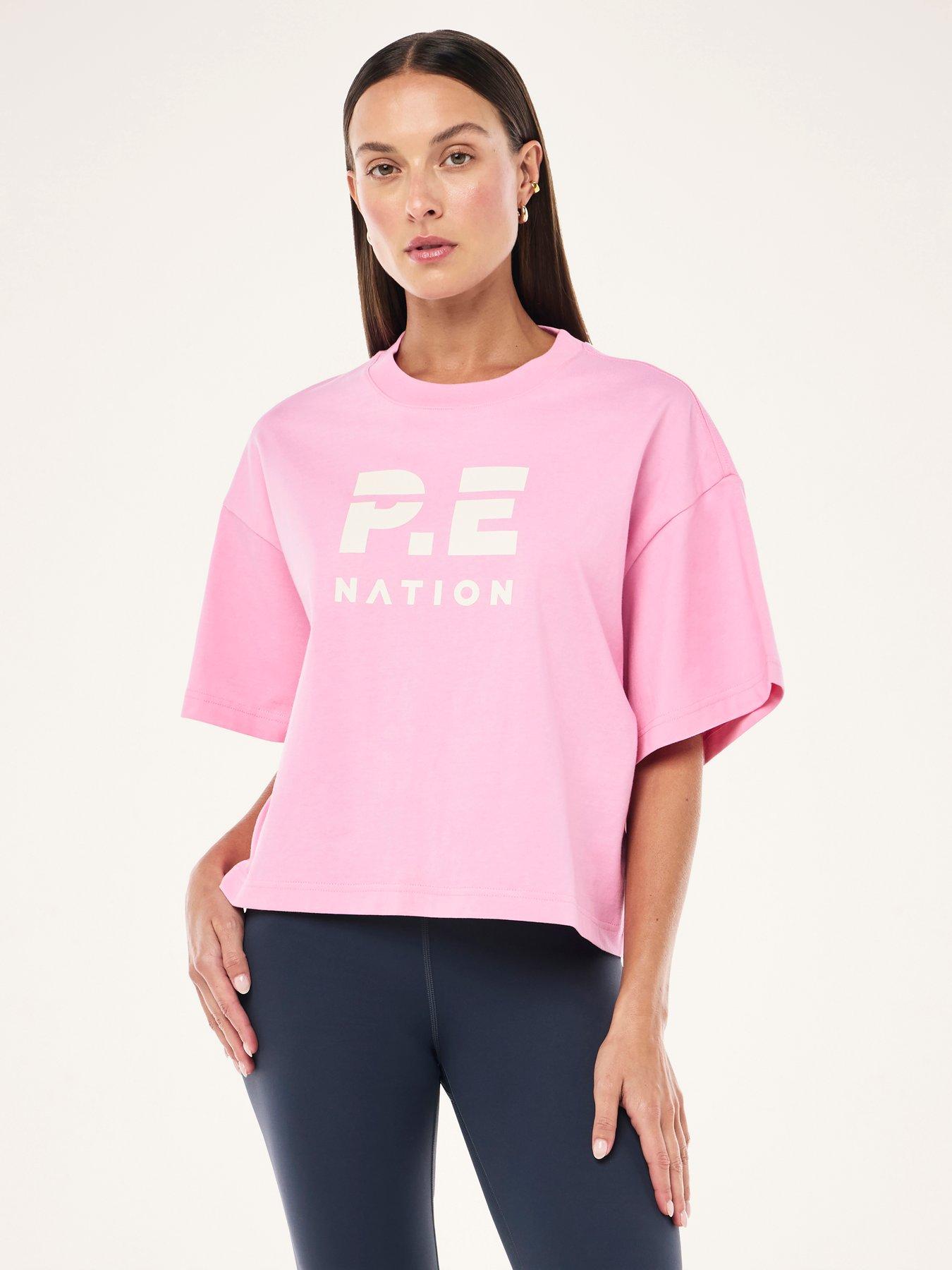 P.E Nation Womens Training Superfine Tee - Pink