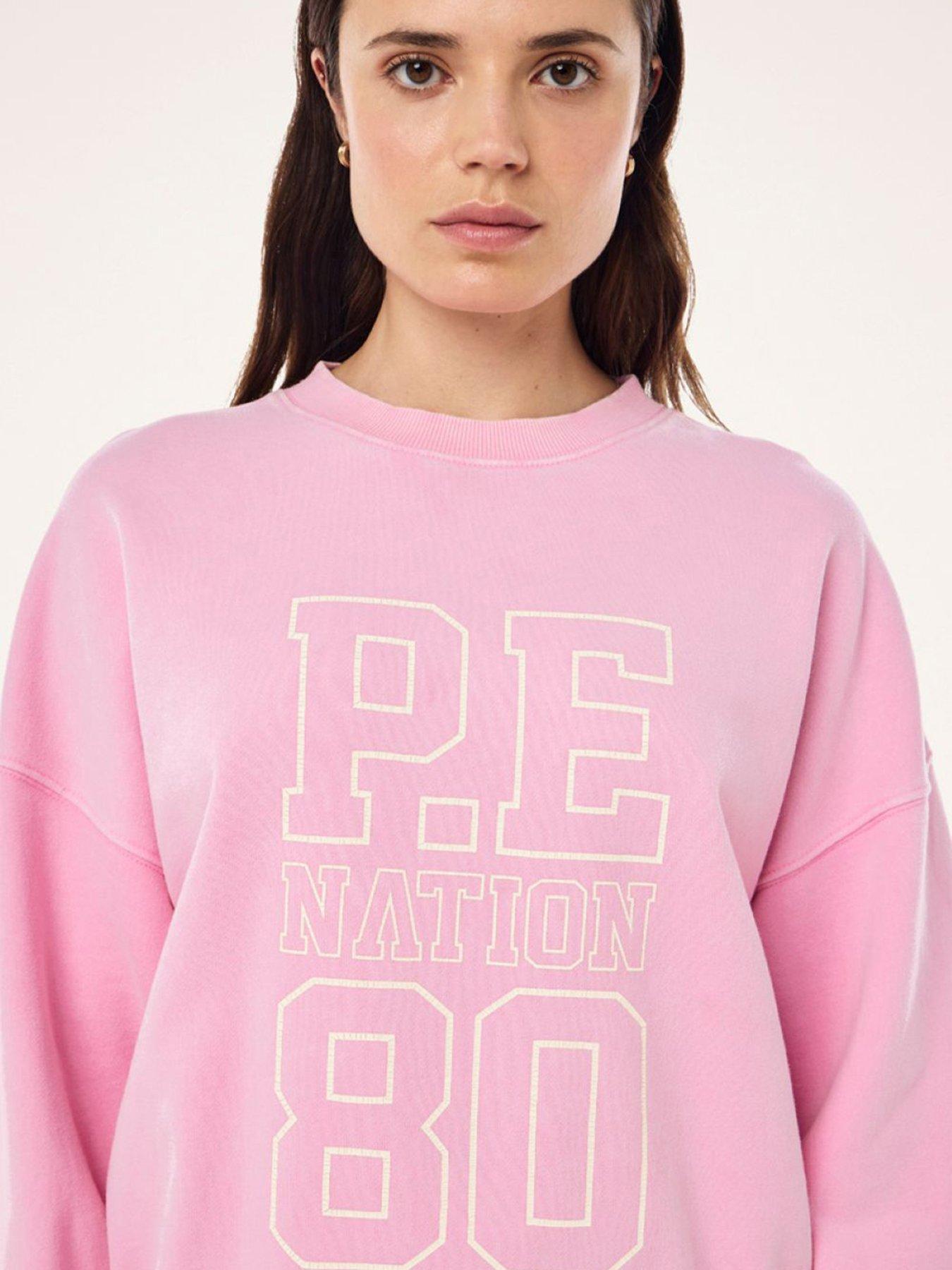 Image 5 of 5 of P.E Nation Womens Training Elysian Sweat - Pink
