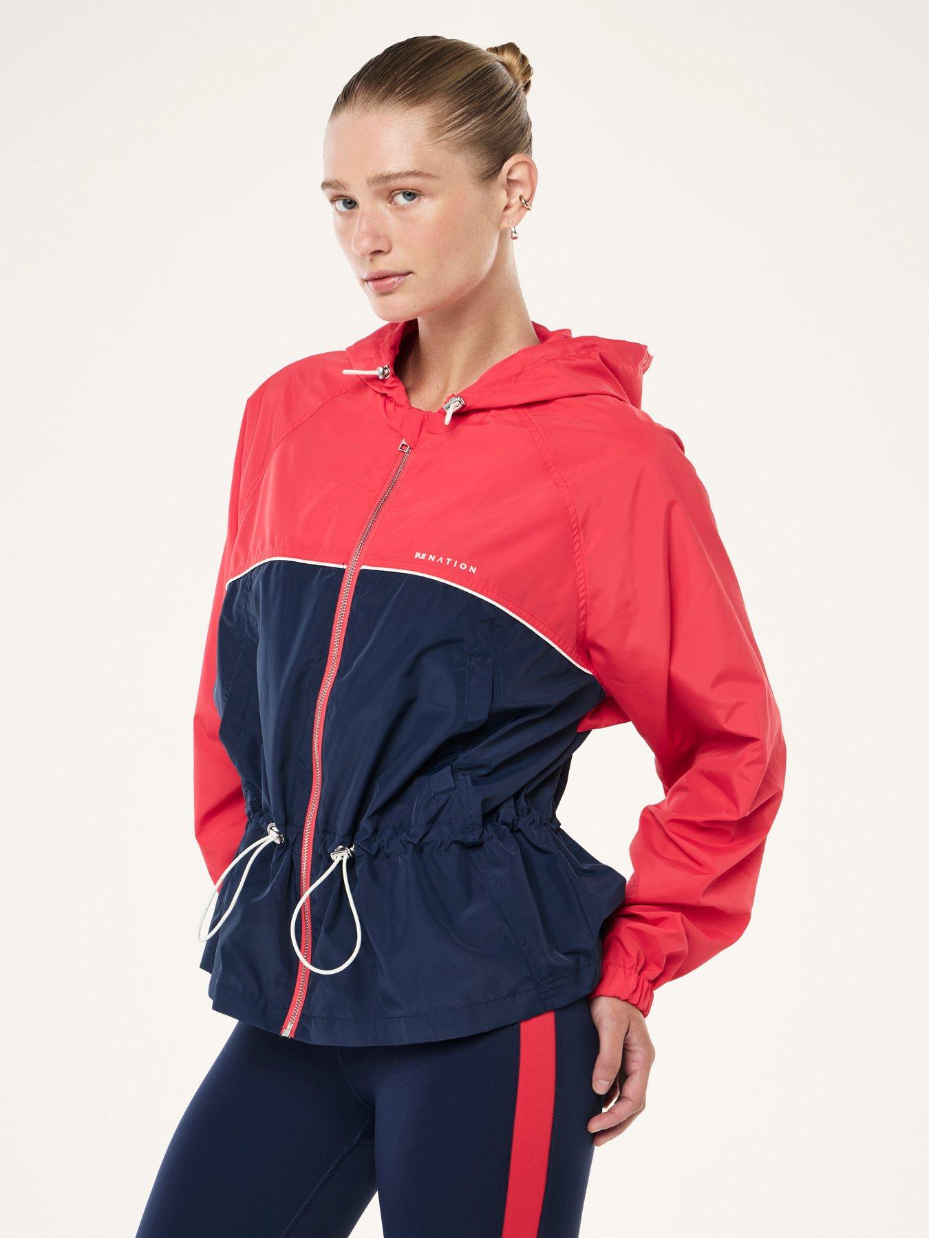 Image 4 of 6 of P.E Nation Womens Training Alignment Jacket - Dark Navy