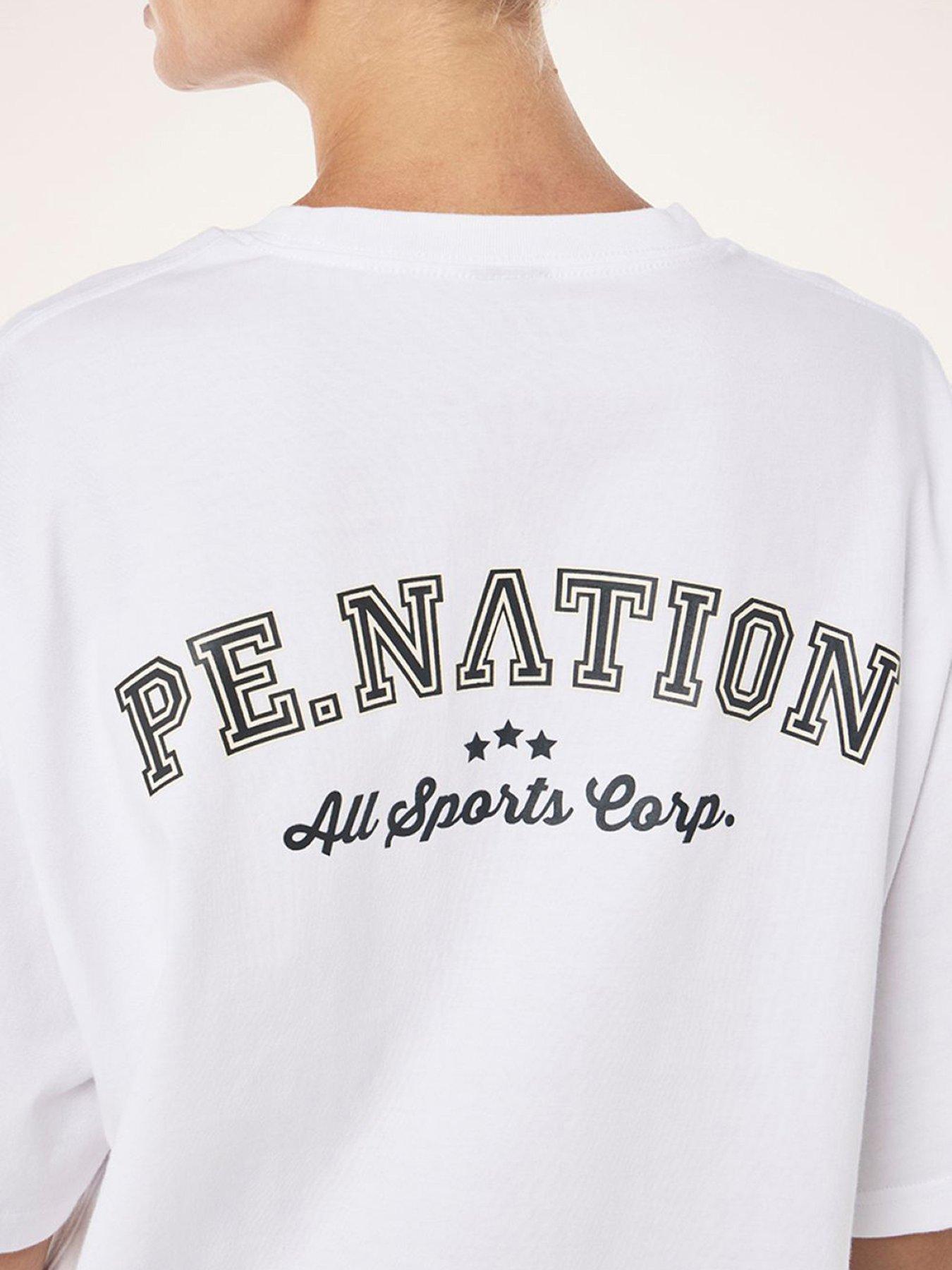 Image 5 of 6 of P.E Nation Womens Training Trial Tee - White