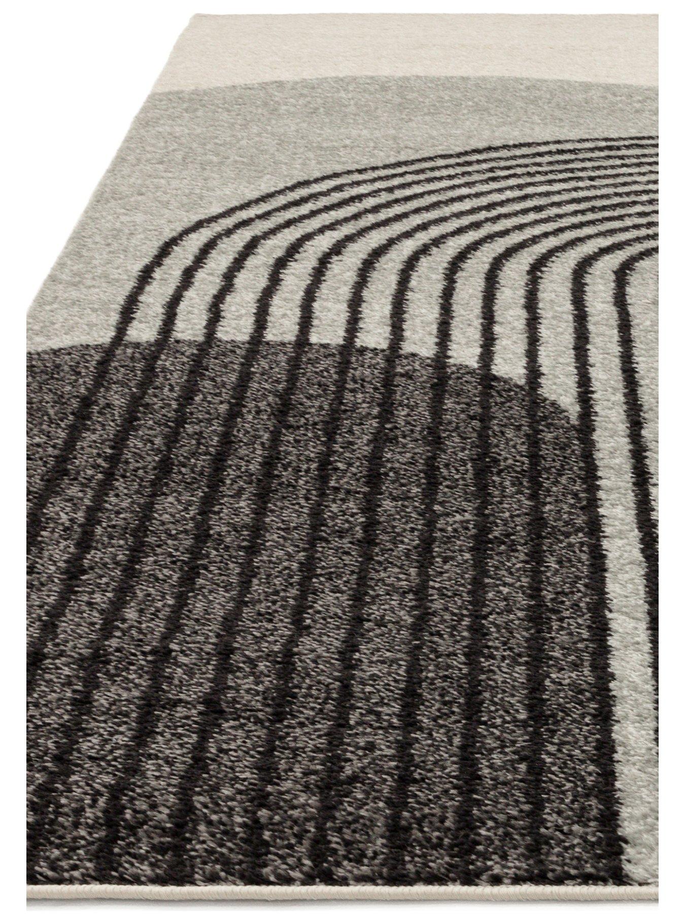  image of asiatic-muse-retro-rug-grey