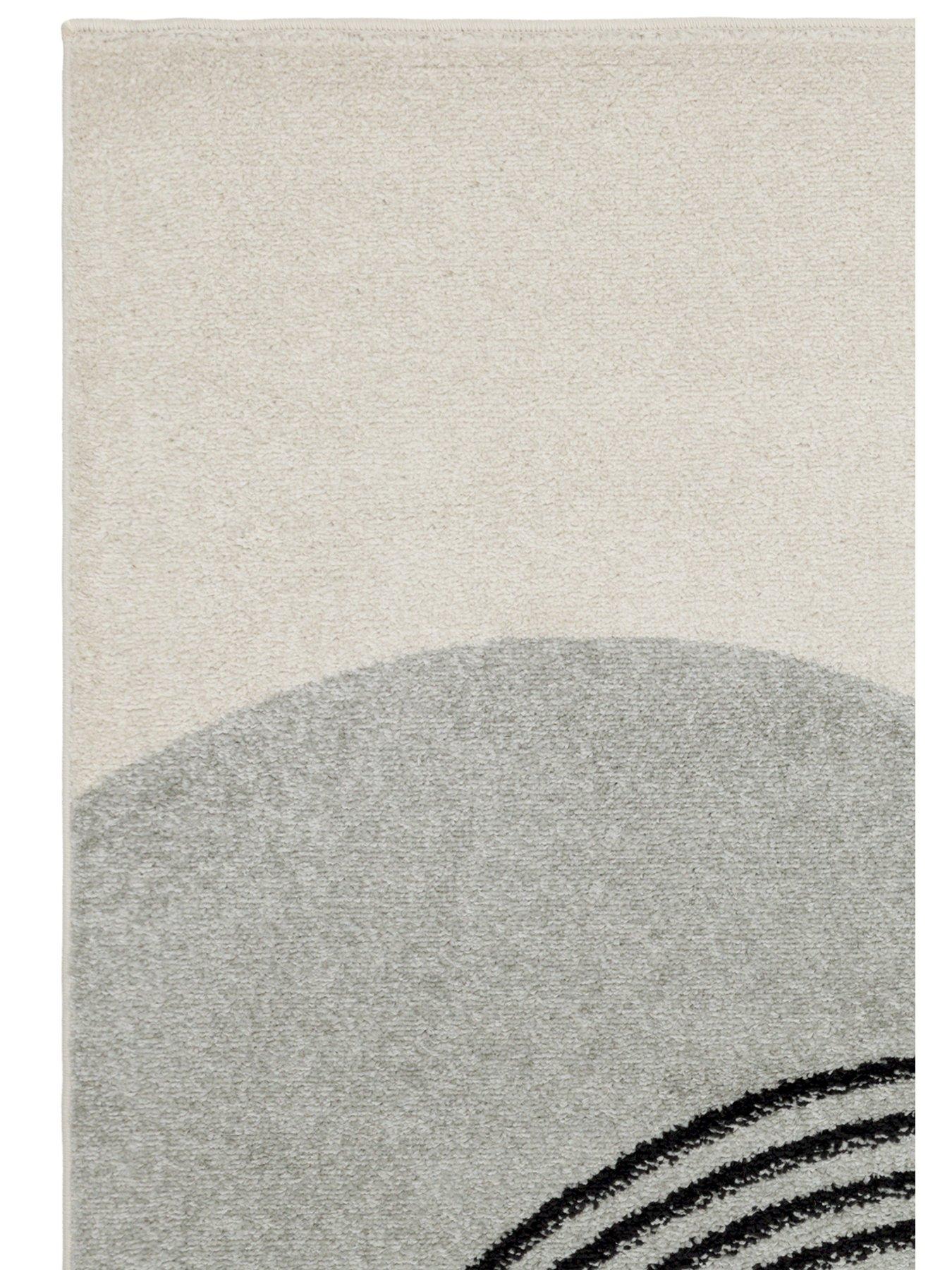  image of asiatic-muse-retro-rug-grey