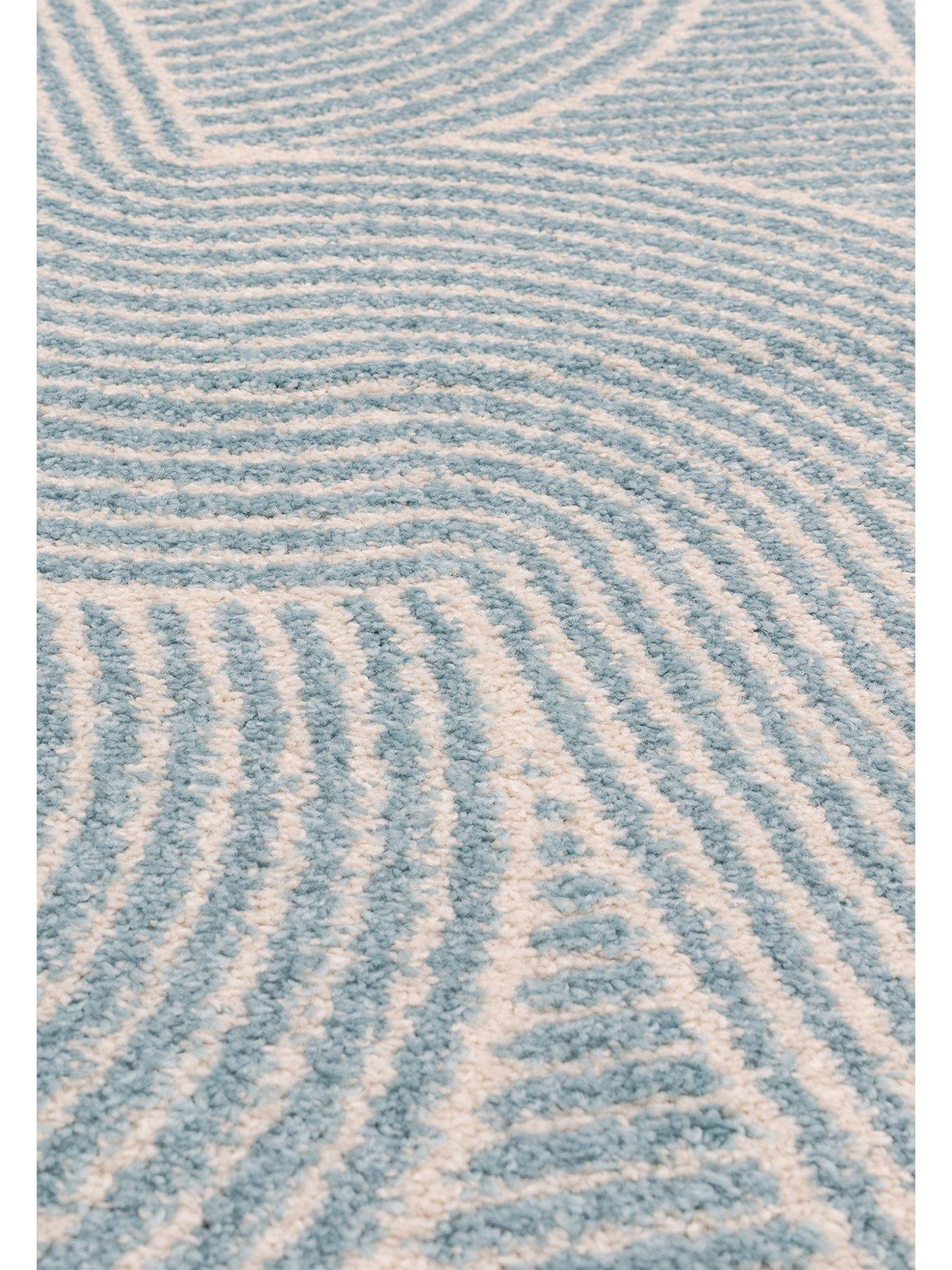 Image 7 of 7 of Asiatic Muse Swirl Rug - Blue