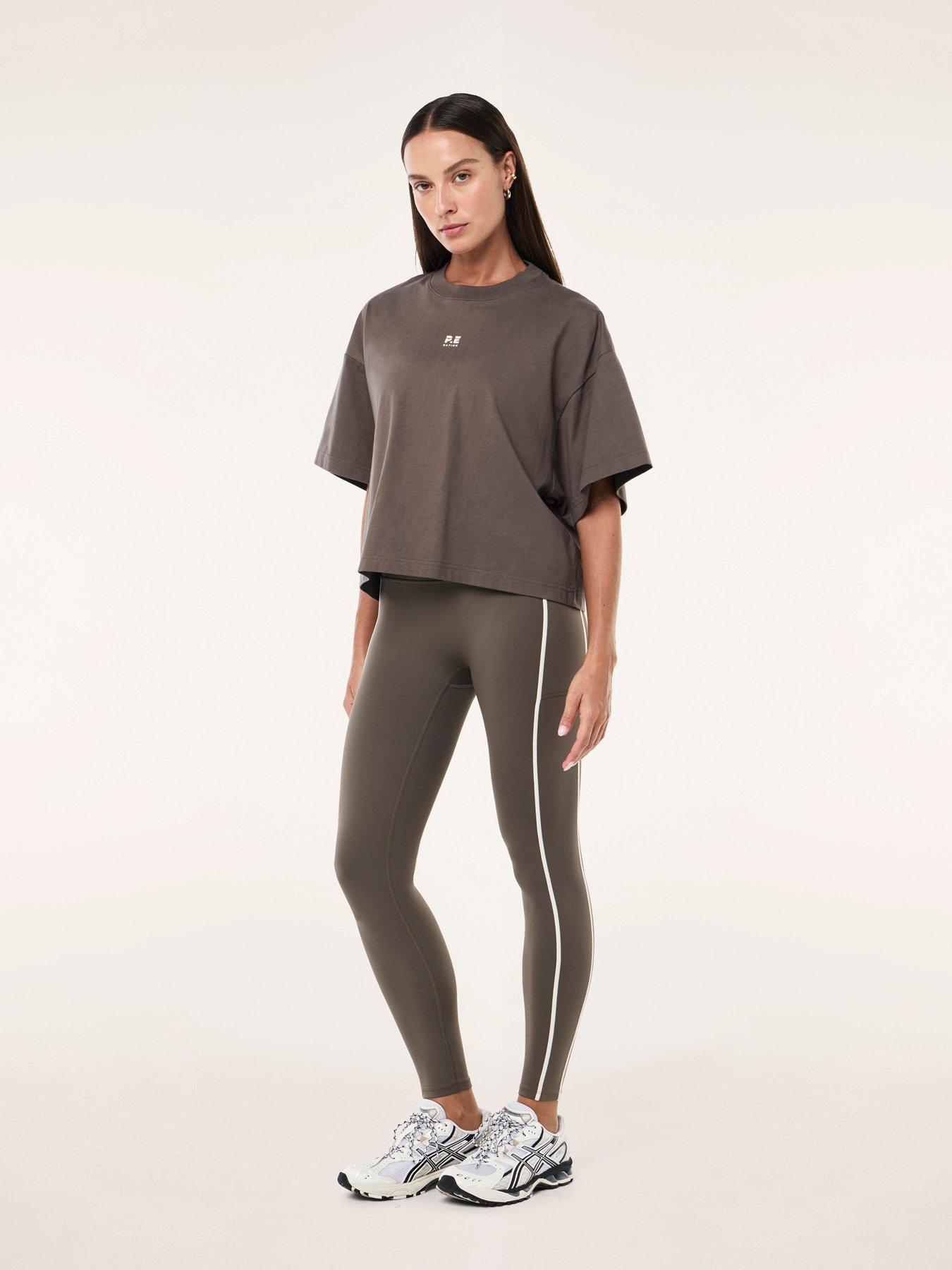 Image 3 of 5 of P.E Nation Womens Training Superfine Tee - Brown