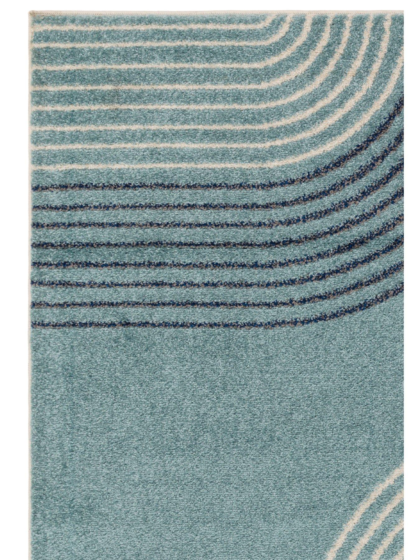  image of asiatic-muse-retro-rug-blue