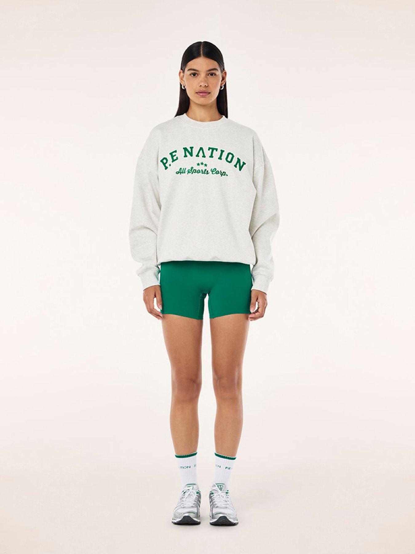 Image 3 of 5 of P.E Nation Womens Training Dynamic Sweat - White