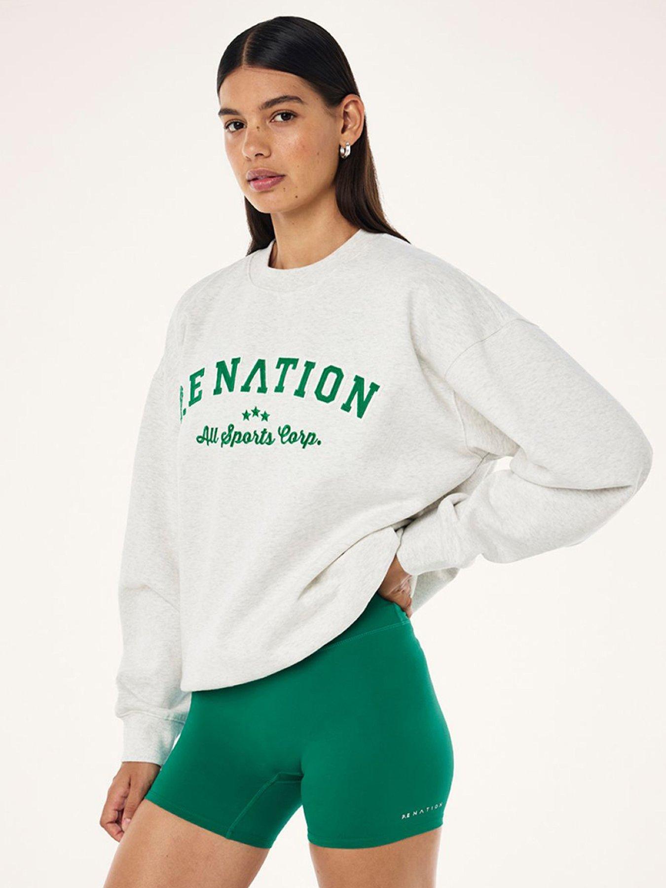 Image 4 of 5 of P.E Nation Womens Training Dynamic Sweat - White