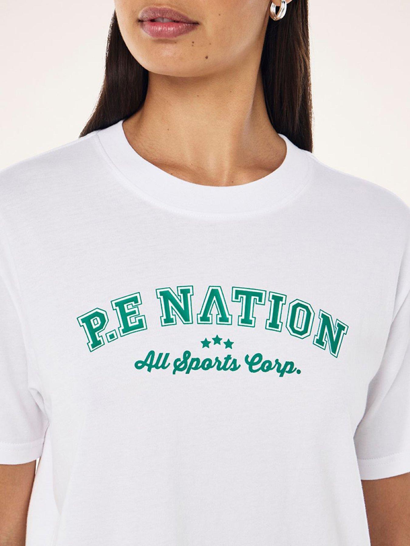 Image 5 of 5 of P.E Nation Womens Training Dynamic Tee - White
