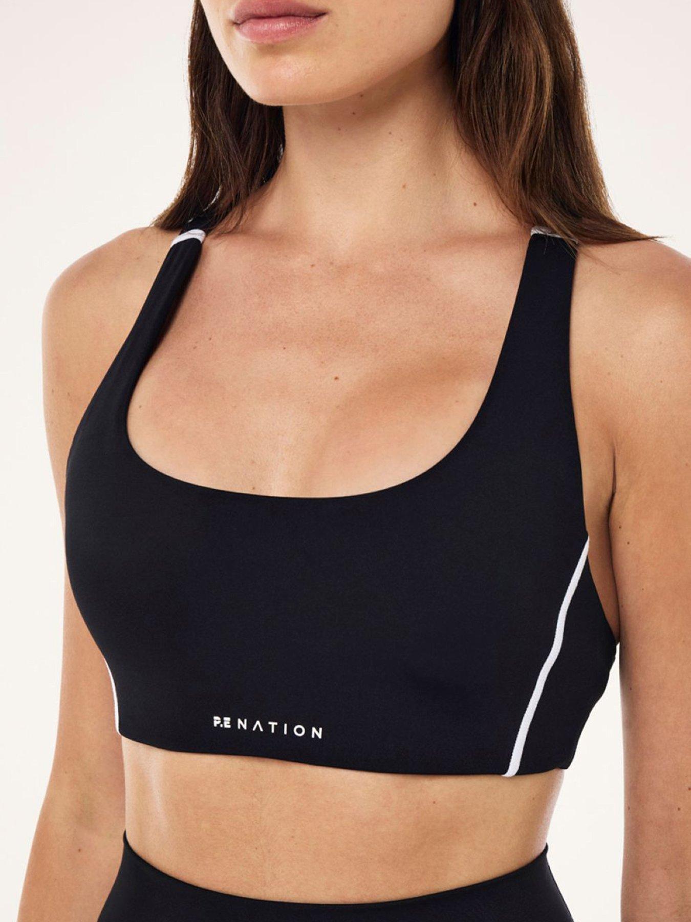 Image 3 of 4 of P.E Nation Womens Training Dynamic Sports Bra - Black
