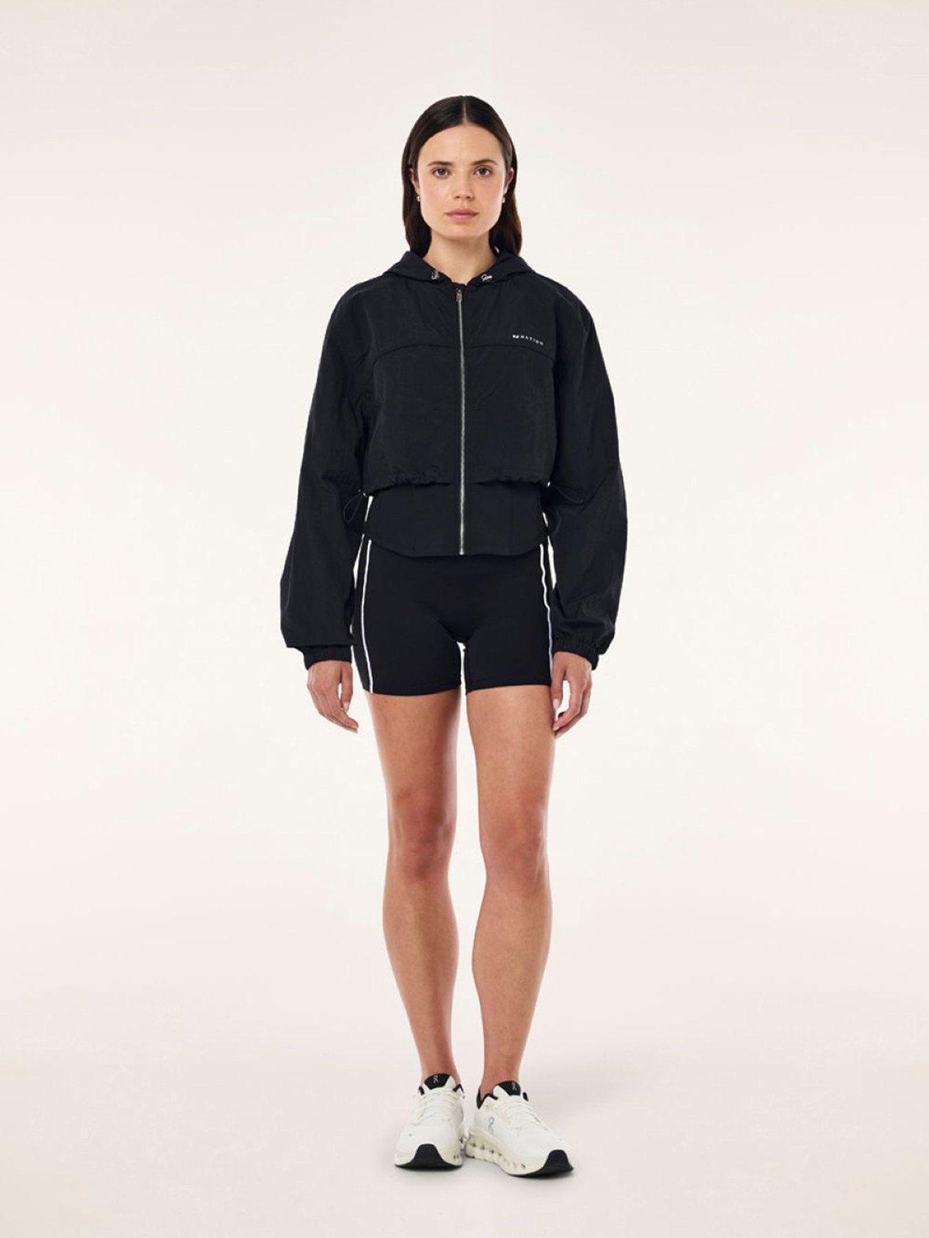 Image 3 of 6 of P.E Nation Womens Training Dash Jacket - Black