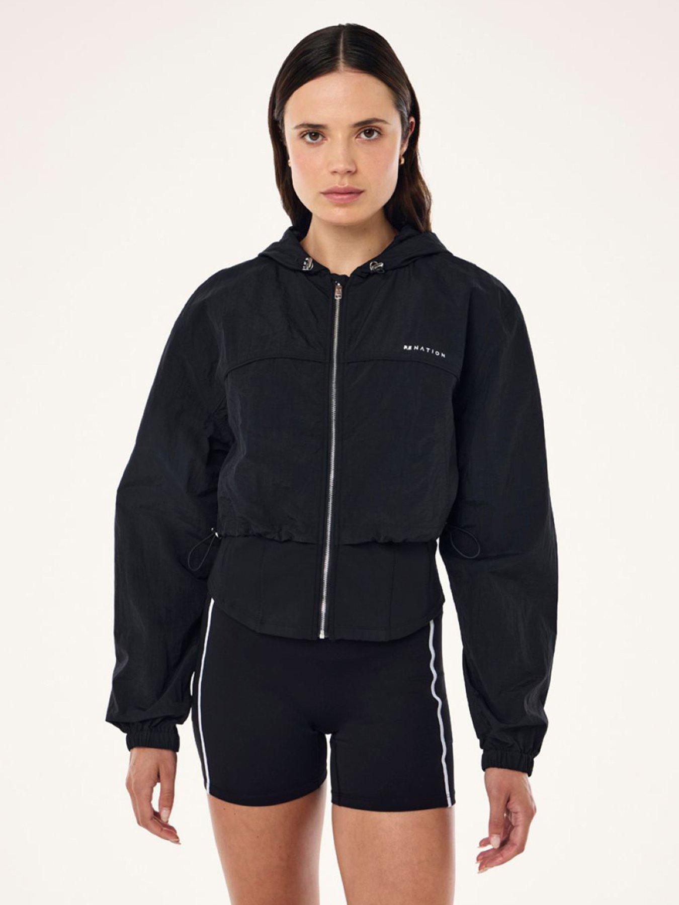 Image 4 of 6 of P.E Nation Womens Training Dash Jacket - Black