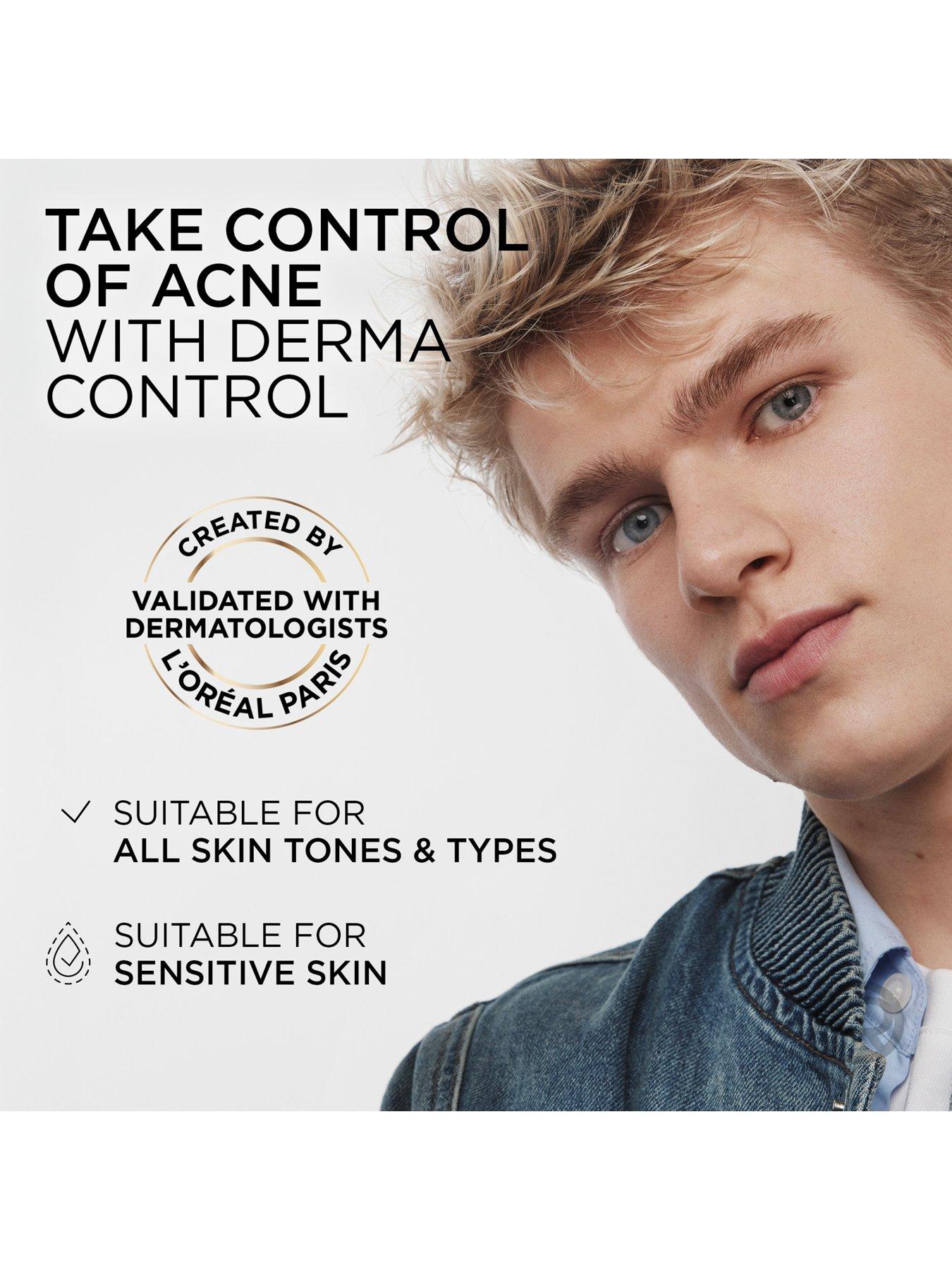 Image 7 of 7 of L'Oreal Paris Men Expert L'Oreal Men Expert Derma Control Anti-Blemish Serum with 3% Niacinamide + Salicylic acid 30ML