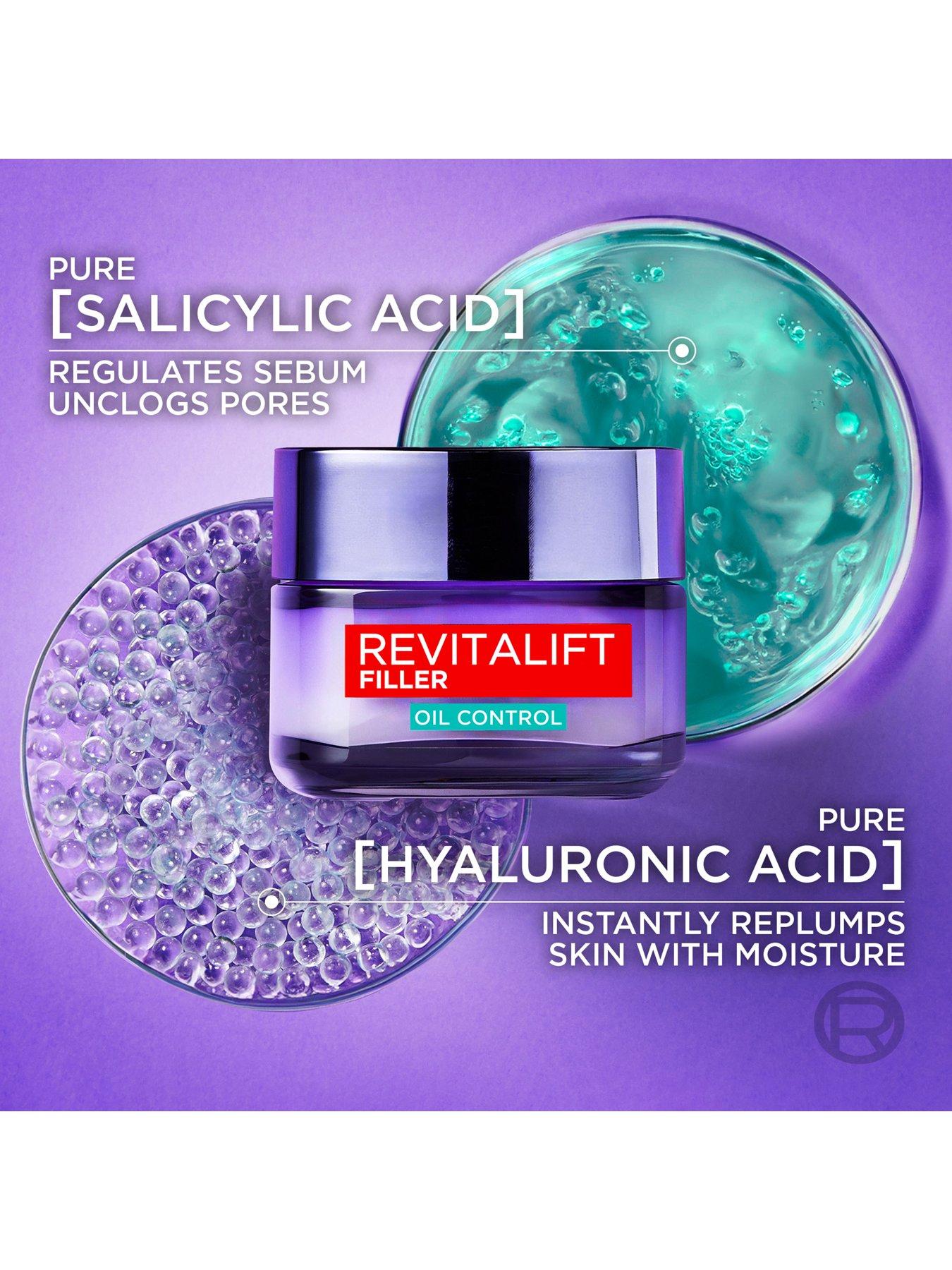 Image 2 of 7 of L'Oreal Paris Revitalift Filler 8H Oil Control Hyaluronic Gel Cream